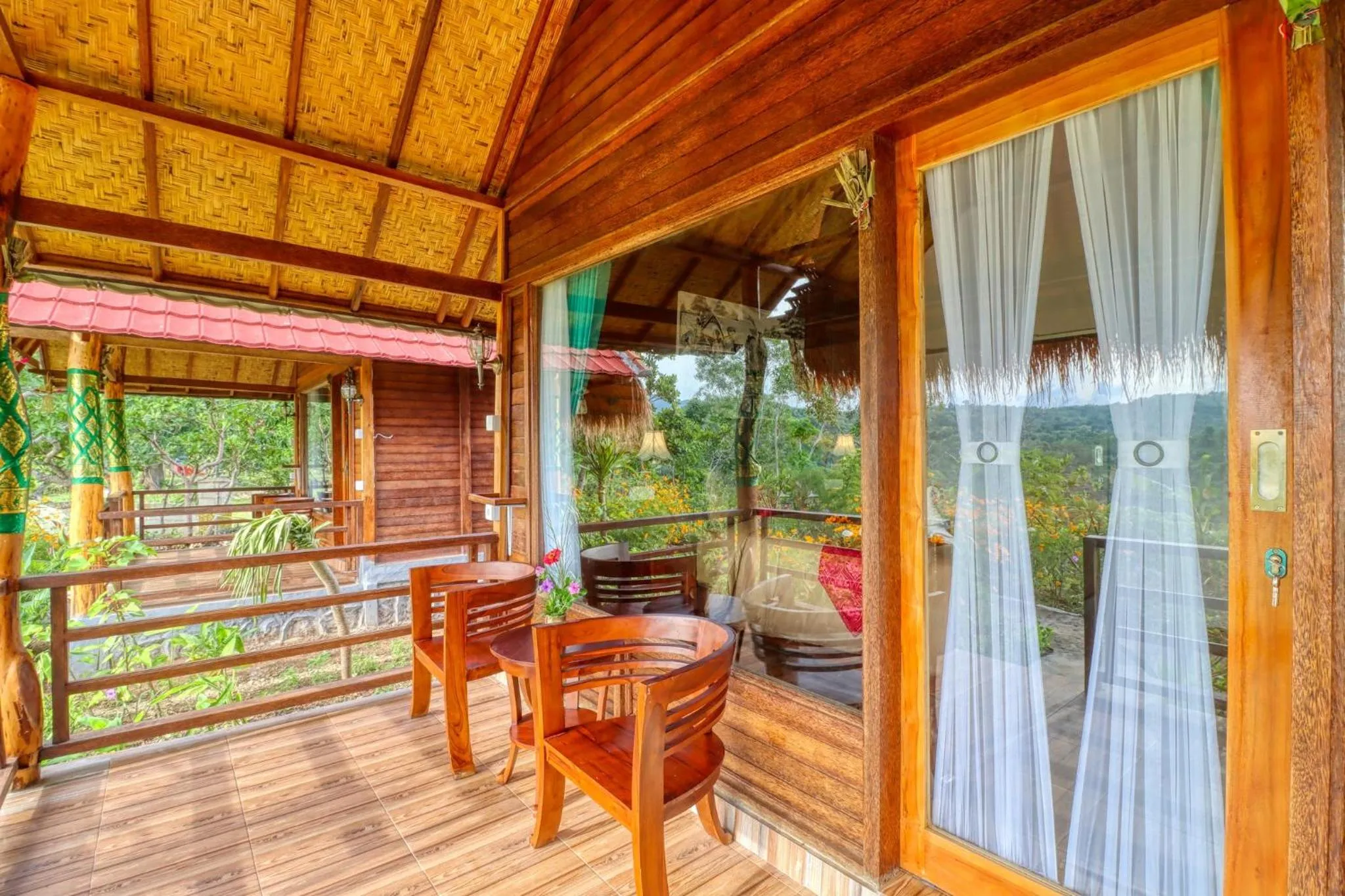 Patio in Ayu Hill Bungalows
