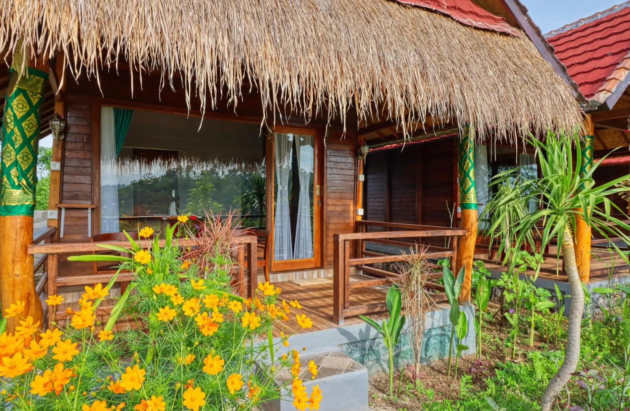 Patio in Ayu Hill Bungalows