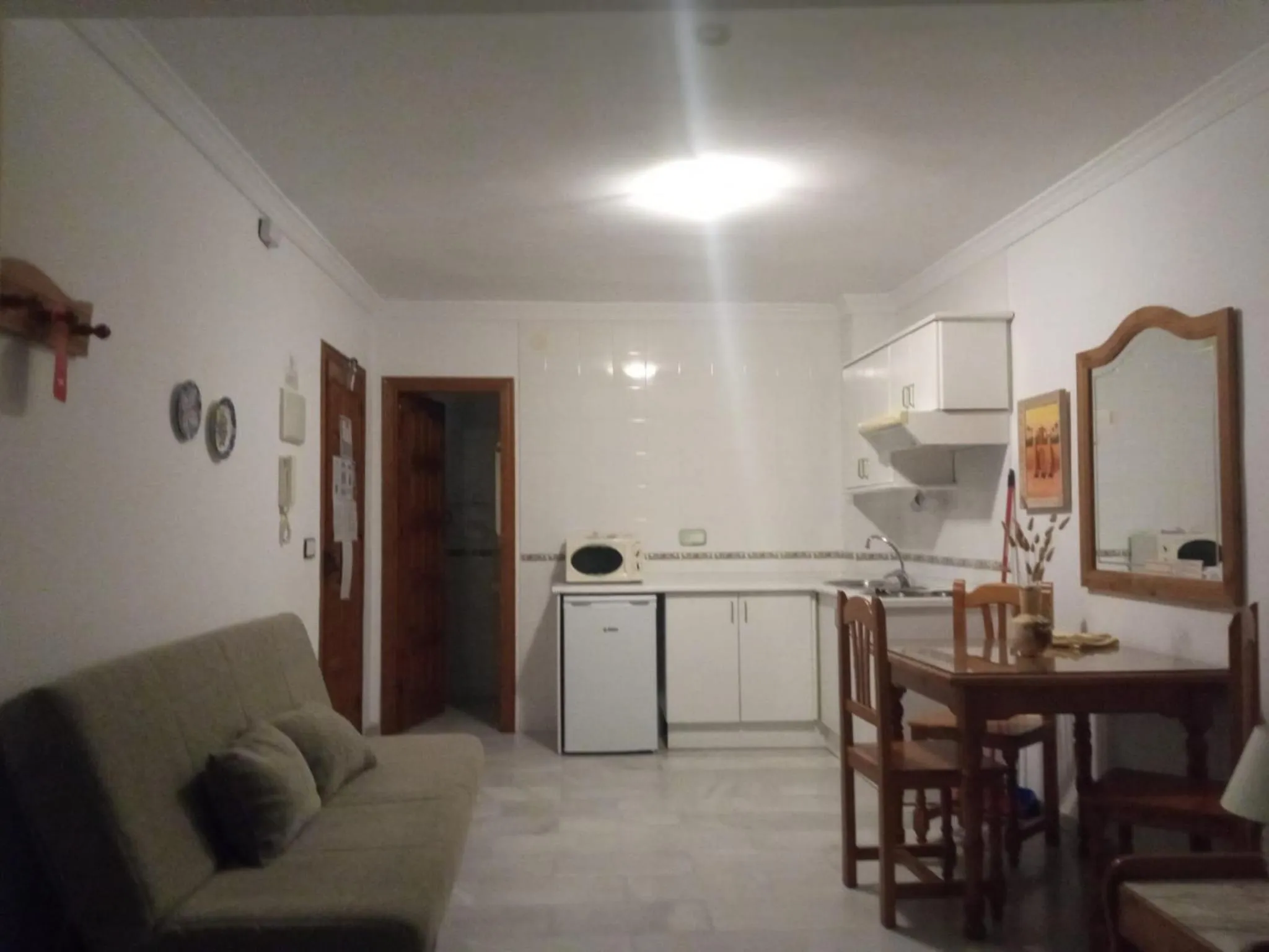 Kitchen or kitchenette in Apartamentos Pepe Mesa