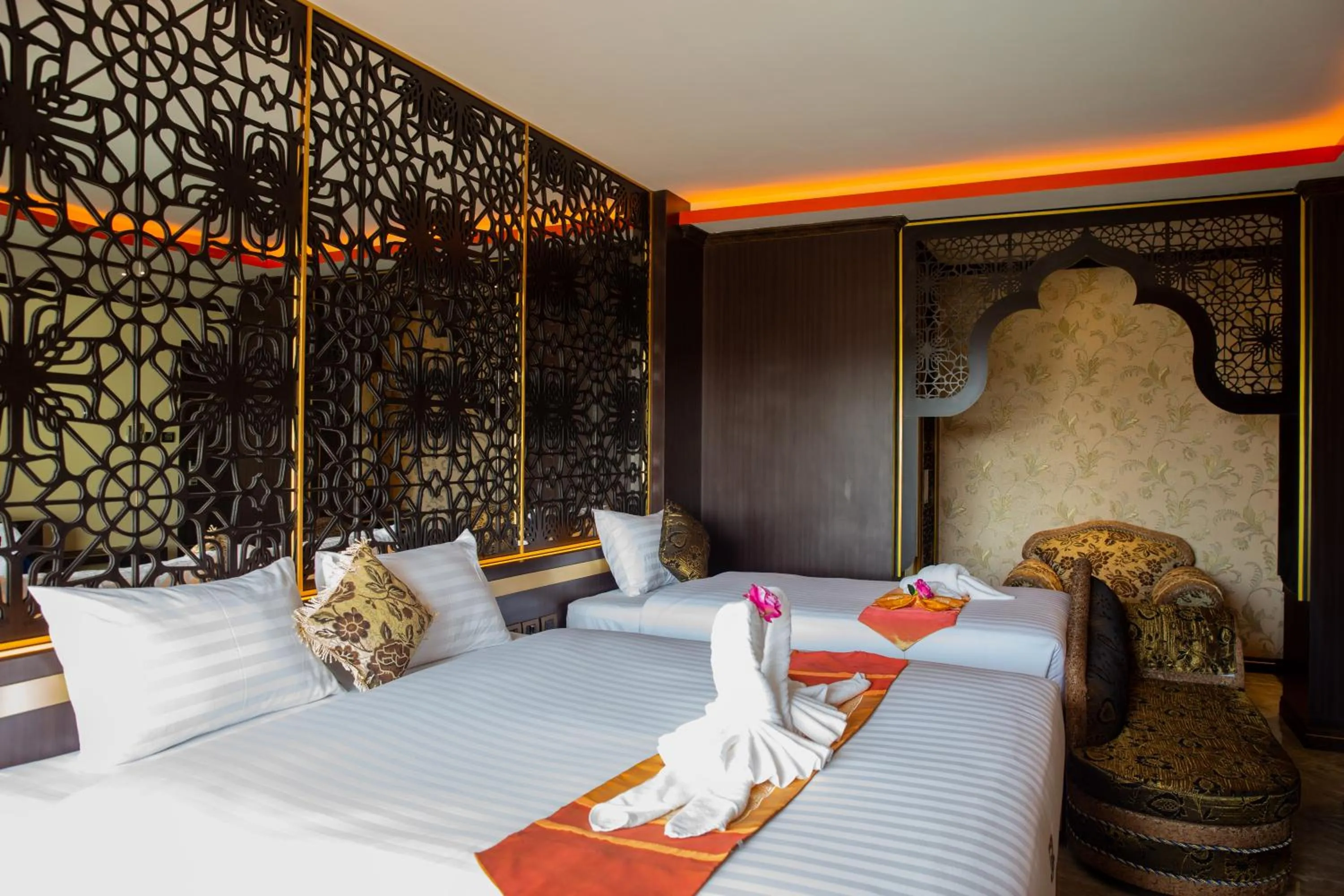 Bed in BAB ALHARA HOTEL