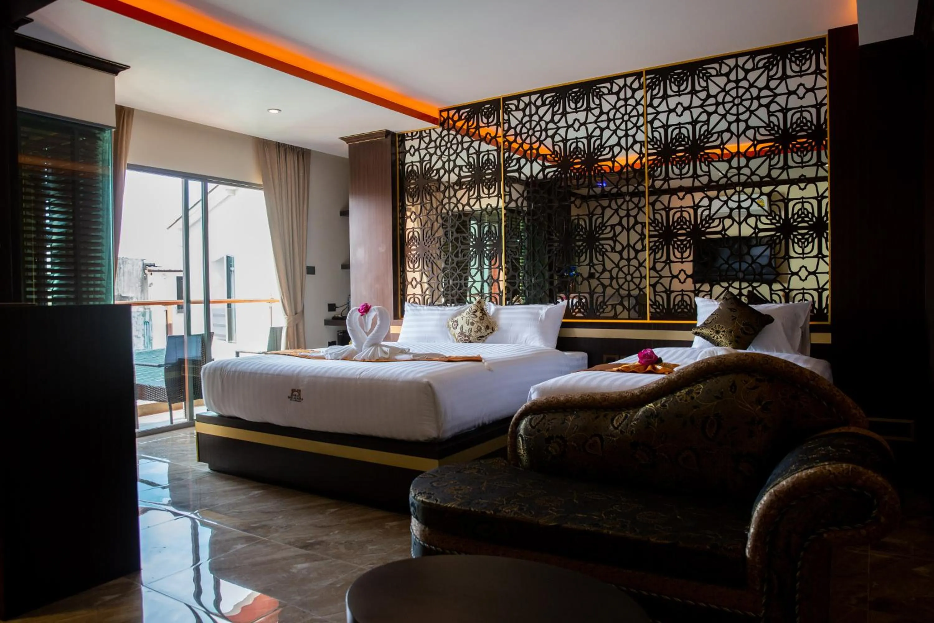 Bed in BAB ALHARA HOTEL