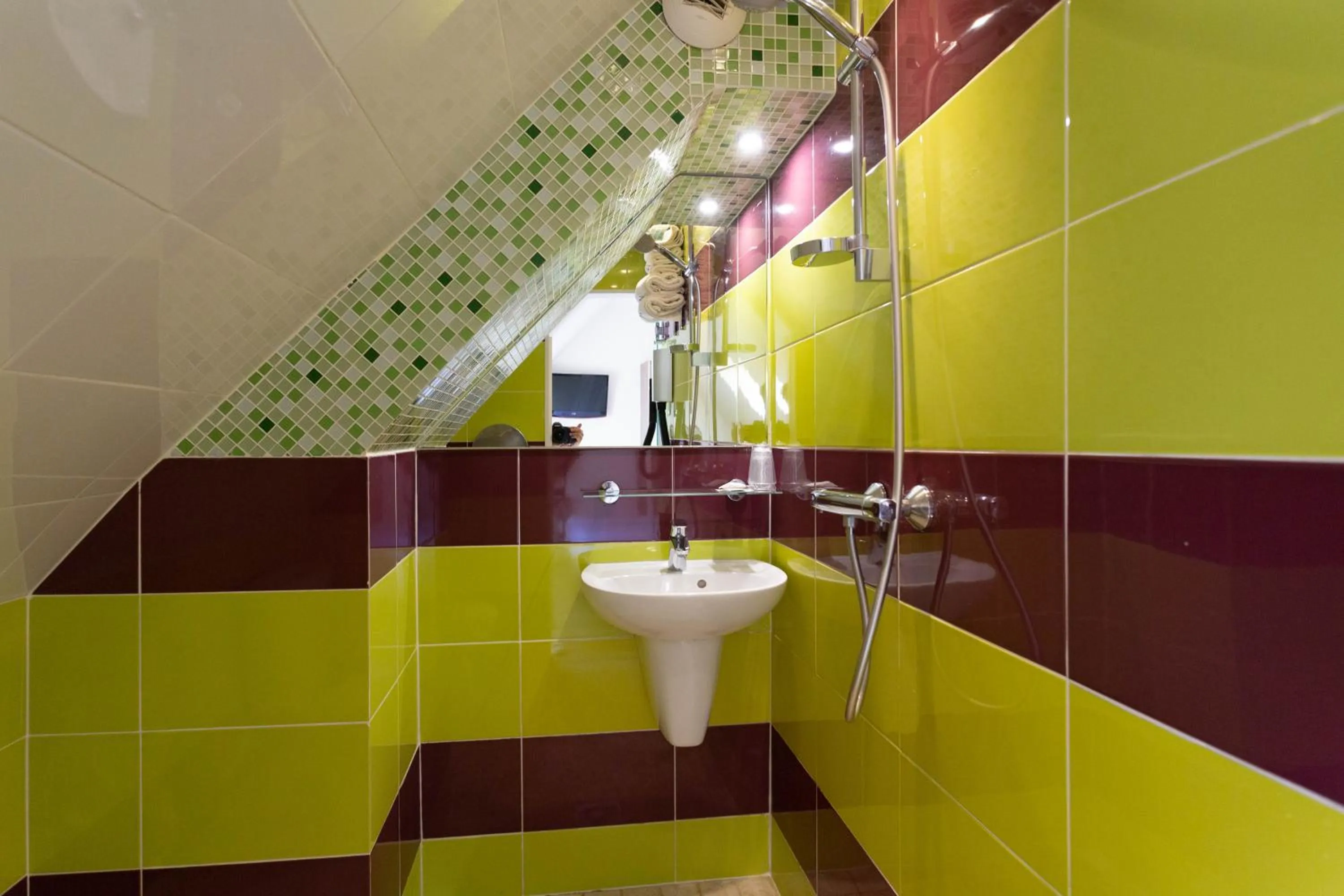 Bathroom in Hotel Mimosa Paris