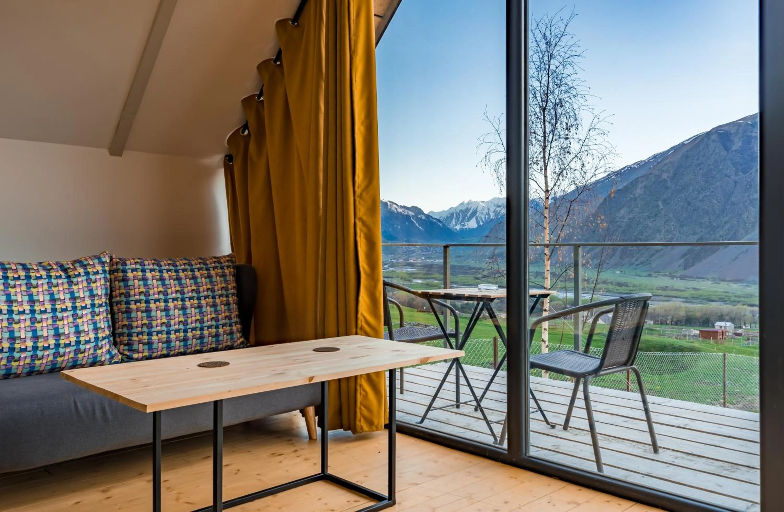 Living room in Kazbegi View