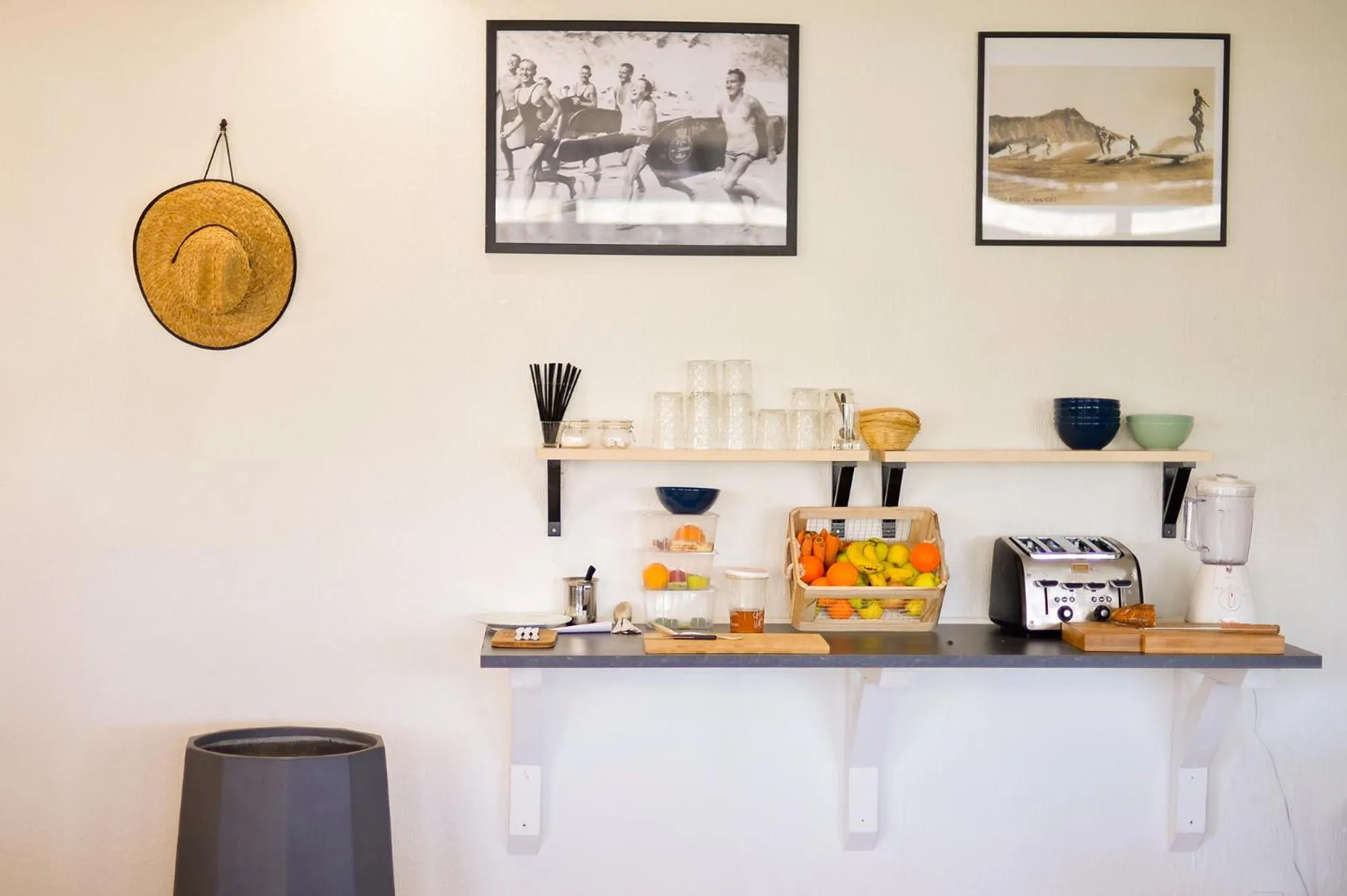 Continental breakfast in Single Fin Hotel & Lodge