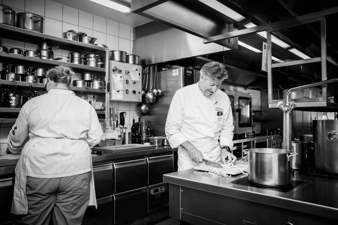Kitchen or kitchenette in Hotel Geerts