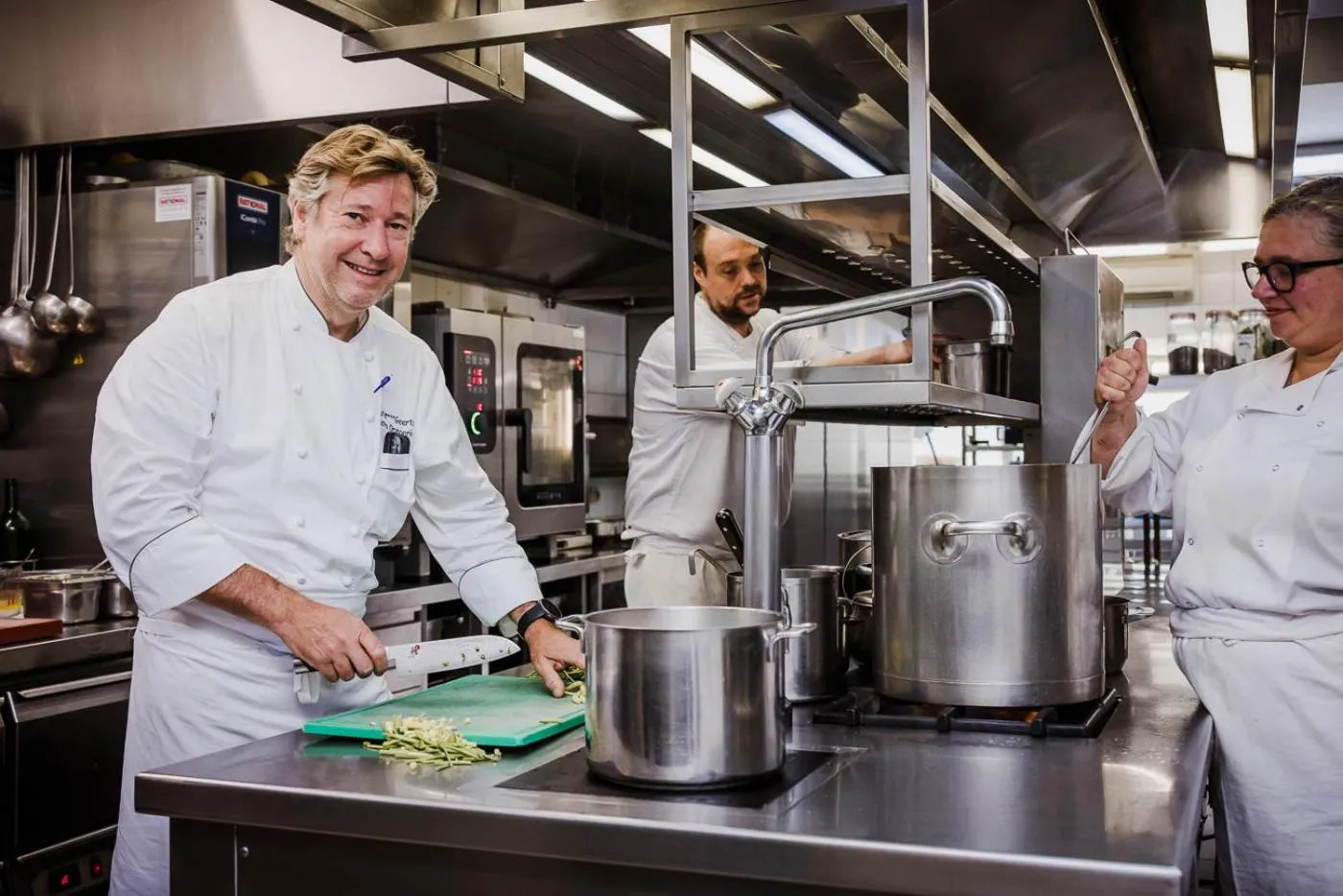 Kitchen or kitchenette in Hotel Geerts