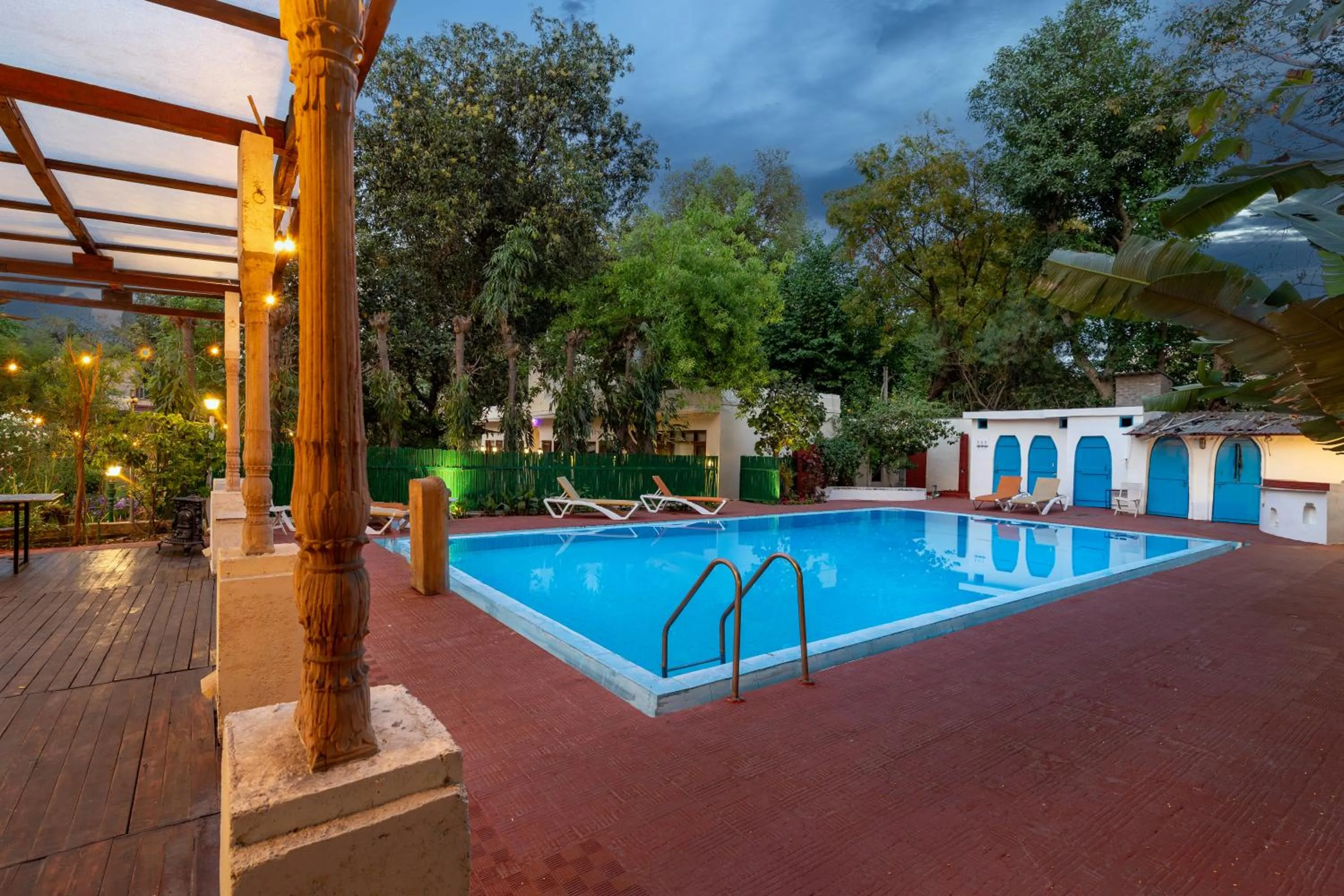 Swimming pool in Lutyens Bungalow