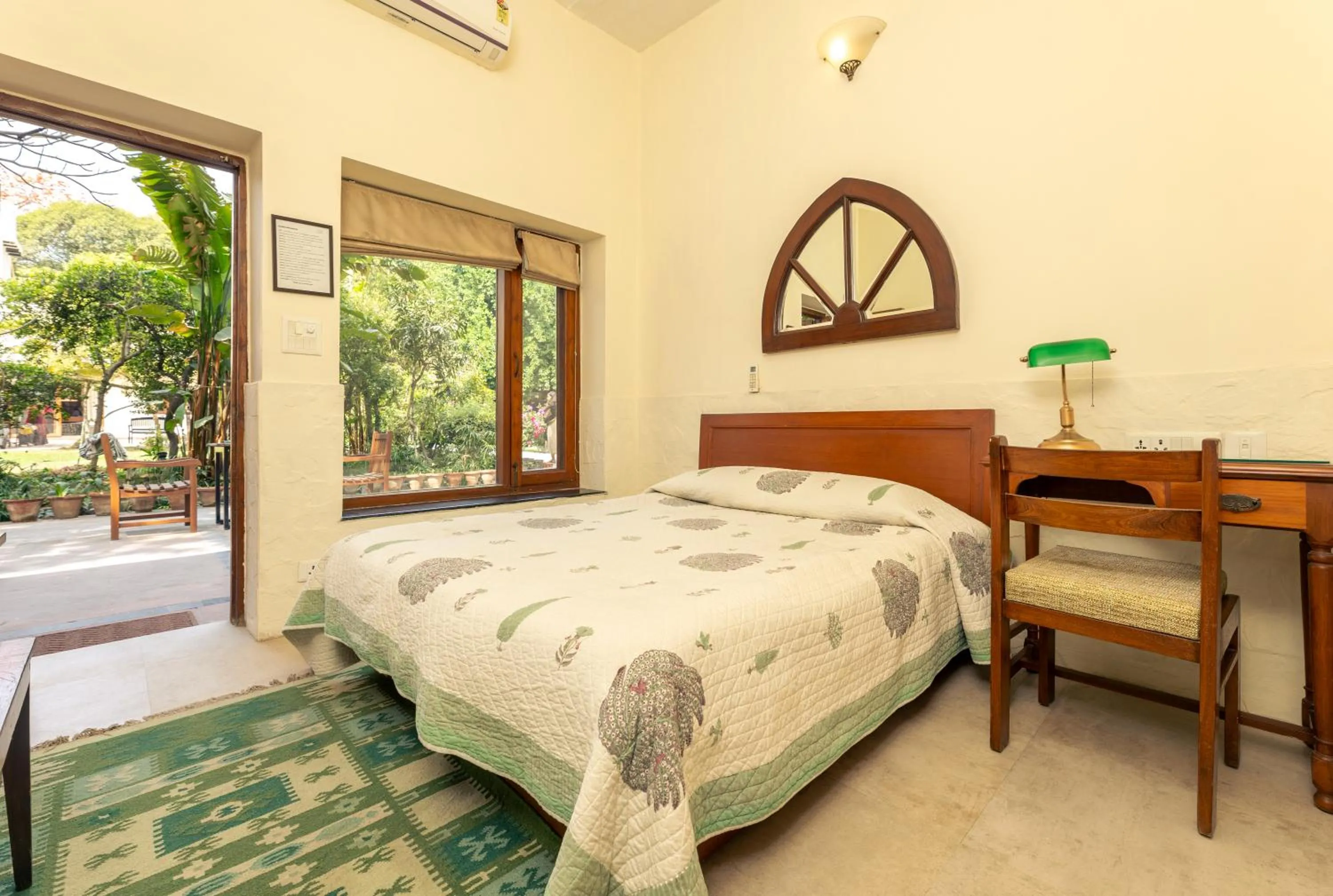 Bedroom, Bed in Lutyens Bungalow