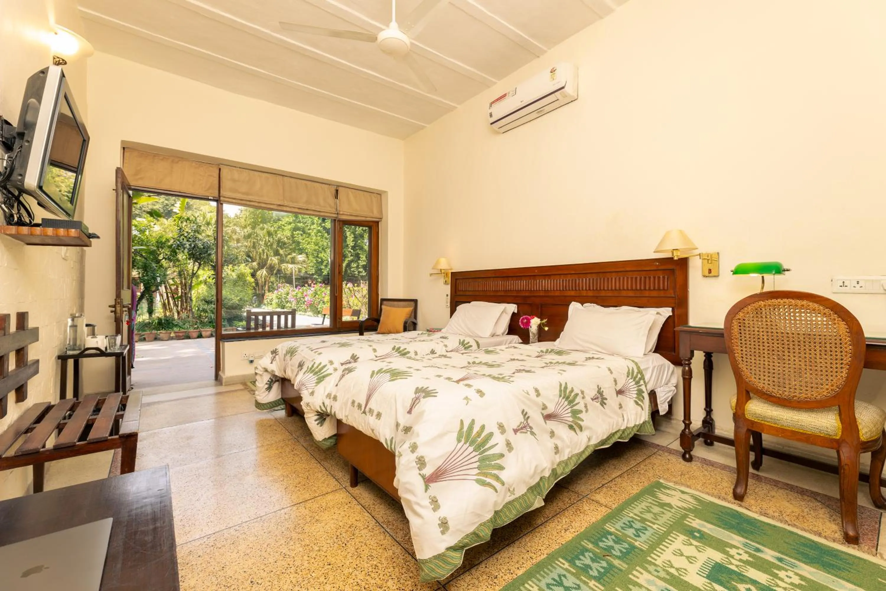 Bed in Lutyens Bungalow