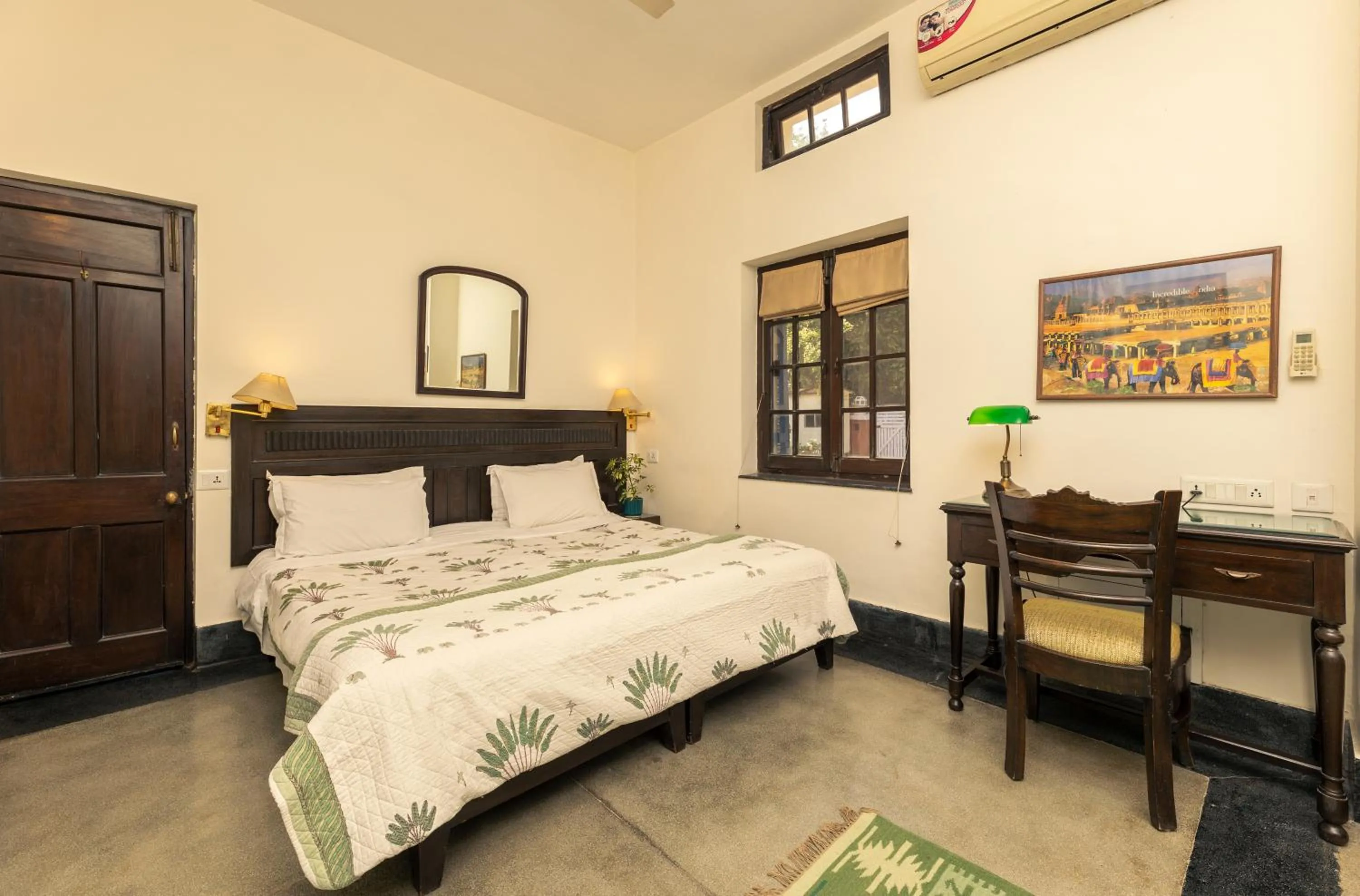 Bedroom, Bed in Lutyens Bungalow