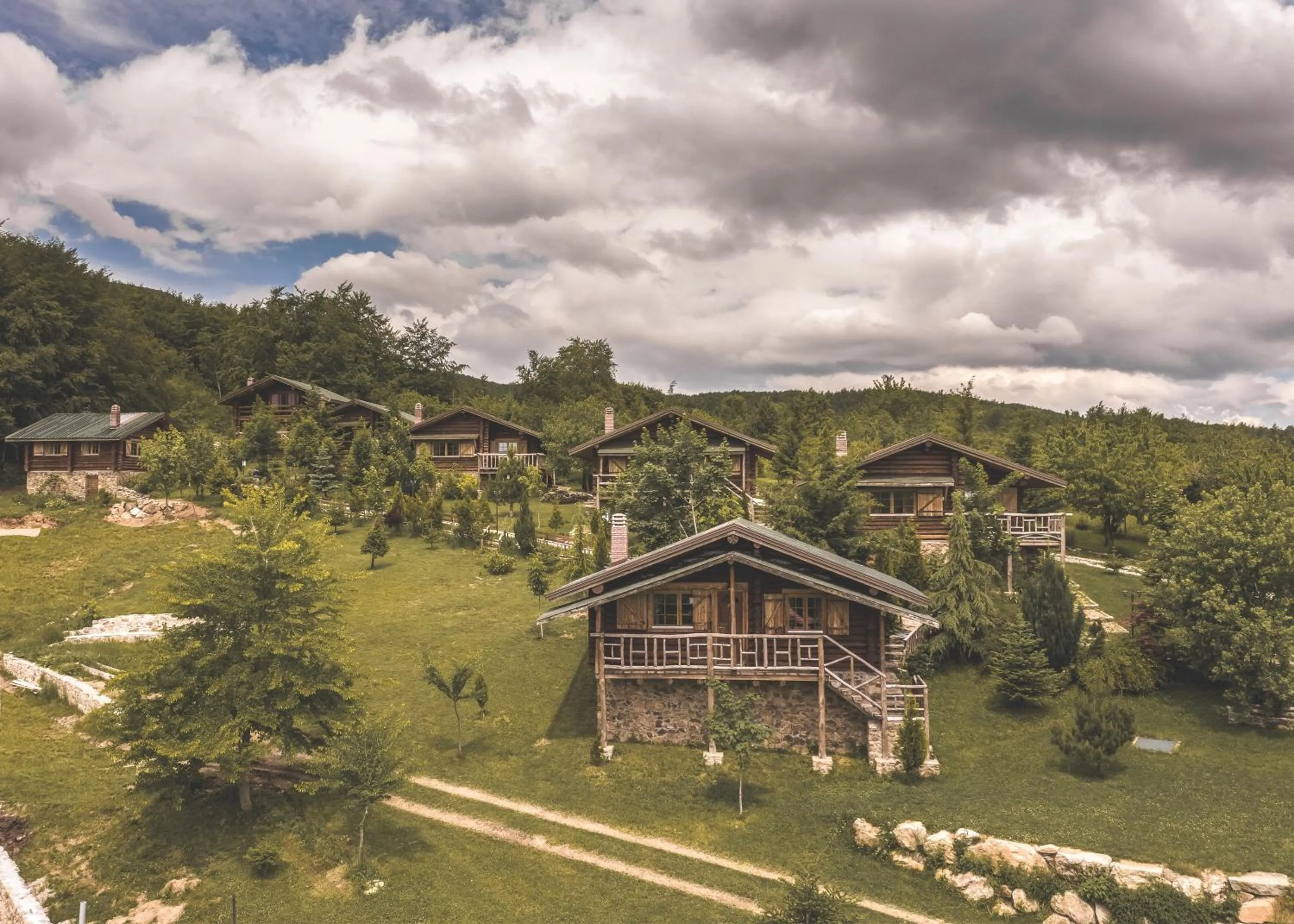 Natural landscape in Sfendamos Wood Village