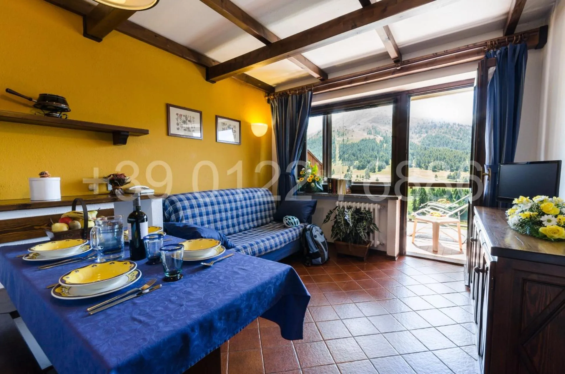 Living room in Resort Palace Sestriere 1 e 2