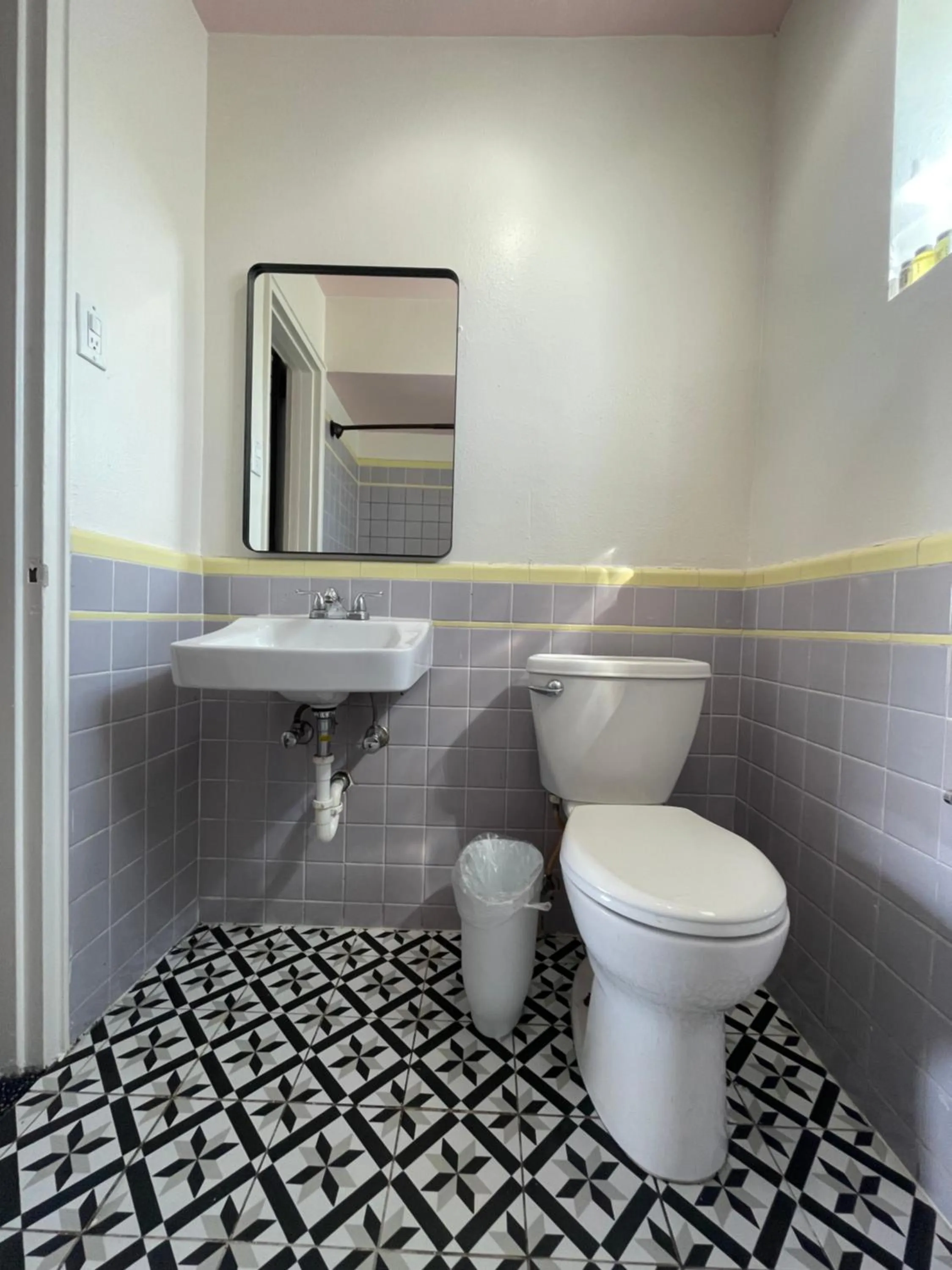 Toilet in Rainbow Motel