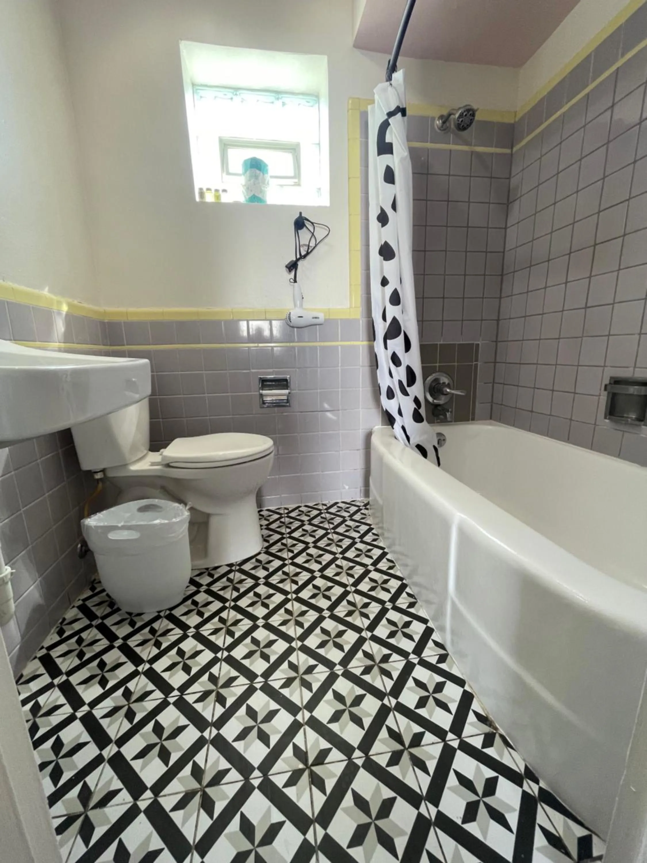 Shower in Rainbow Motel