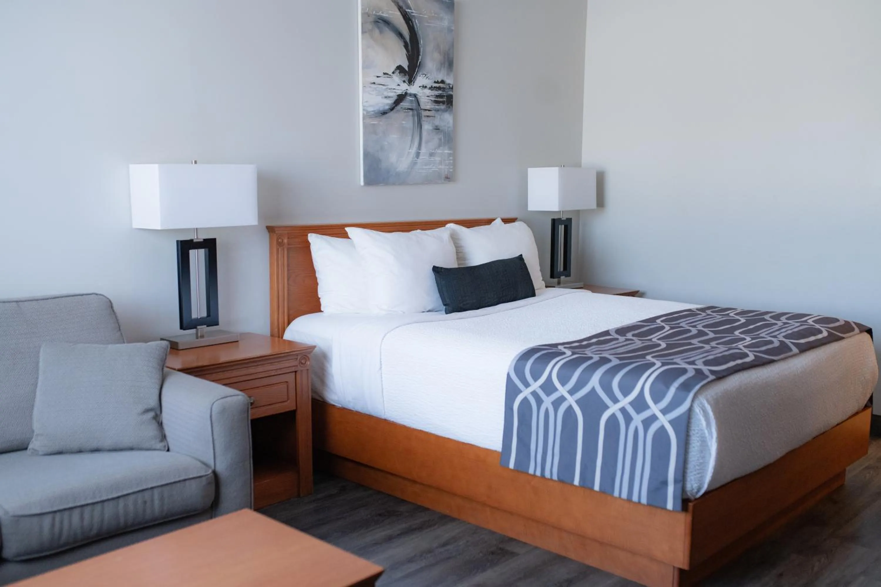 Bed in Hôtel Le Voyageur