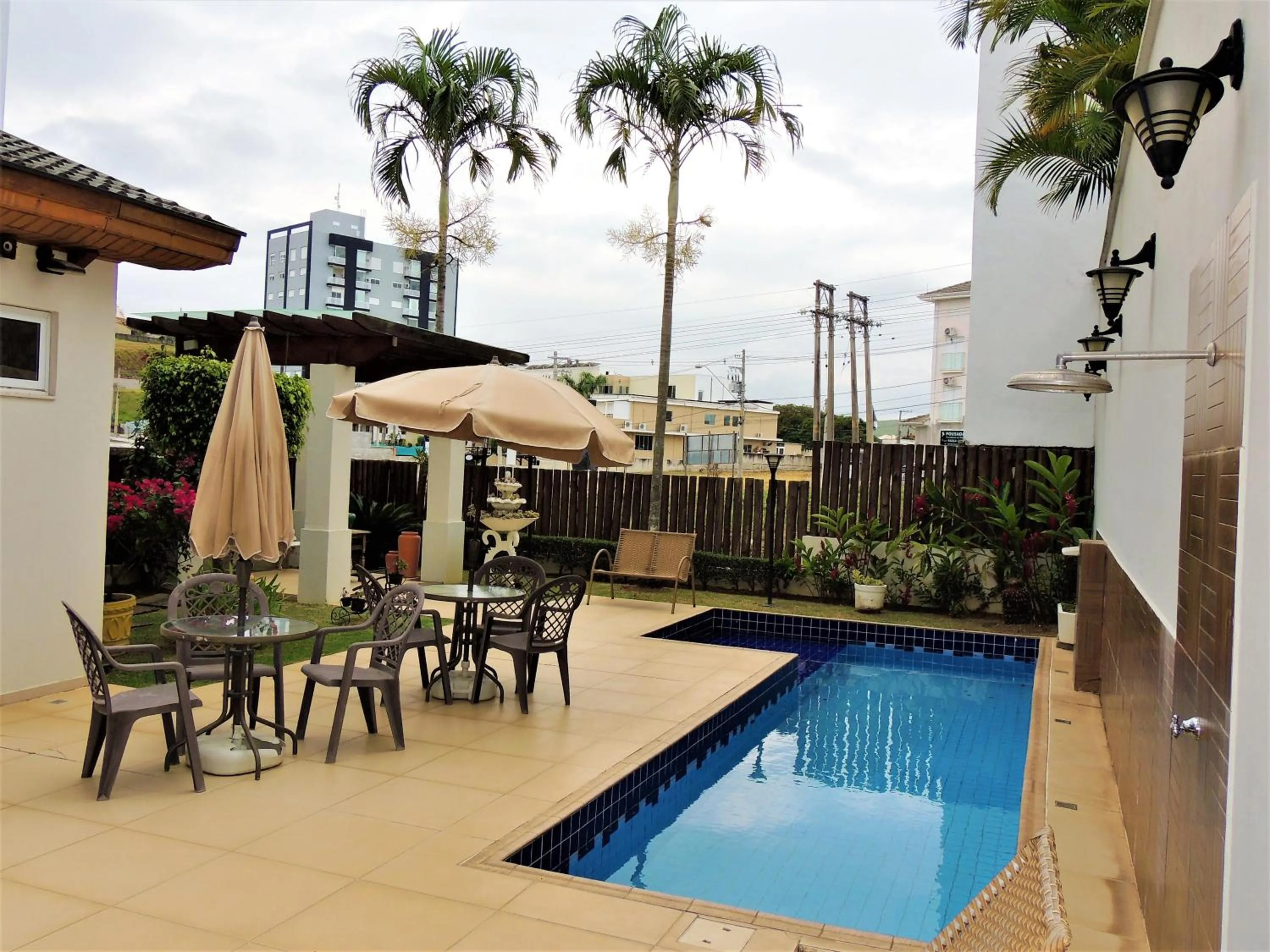 Pool view in Hotel Água Viva - Cachoeira Paulista - SP - Próximo a Canção Nova