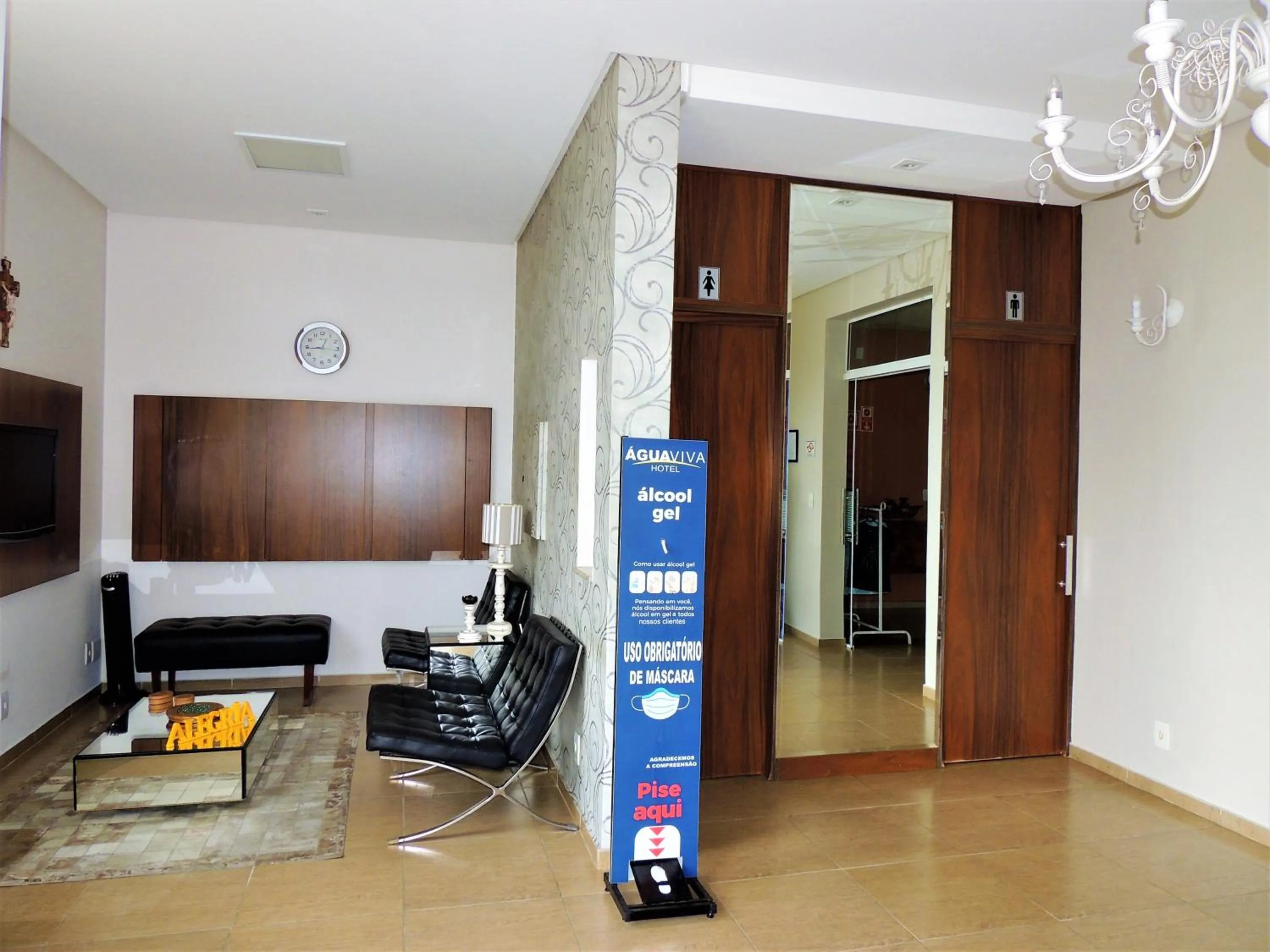 Lobby or reception in Hotel Água Viva - Cachoeira Paulista - SP - Próximo a Canção Nova