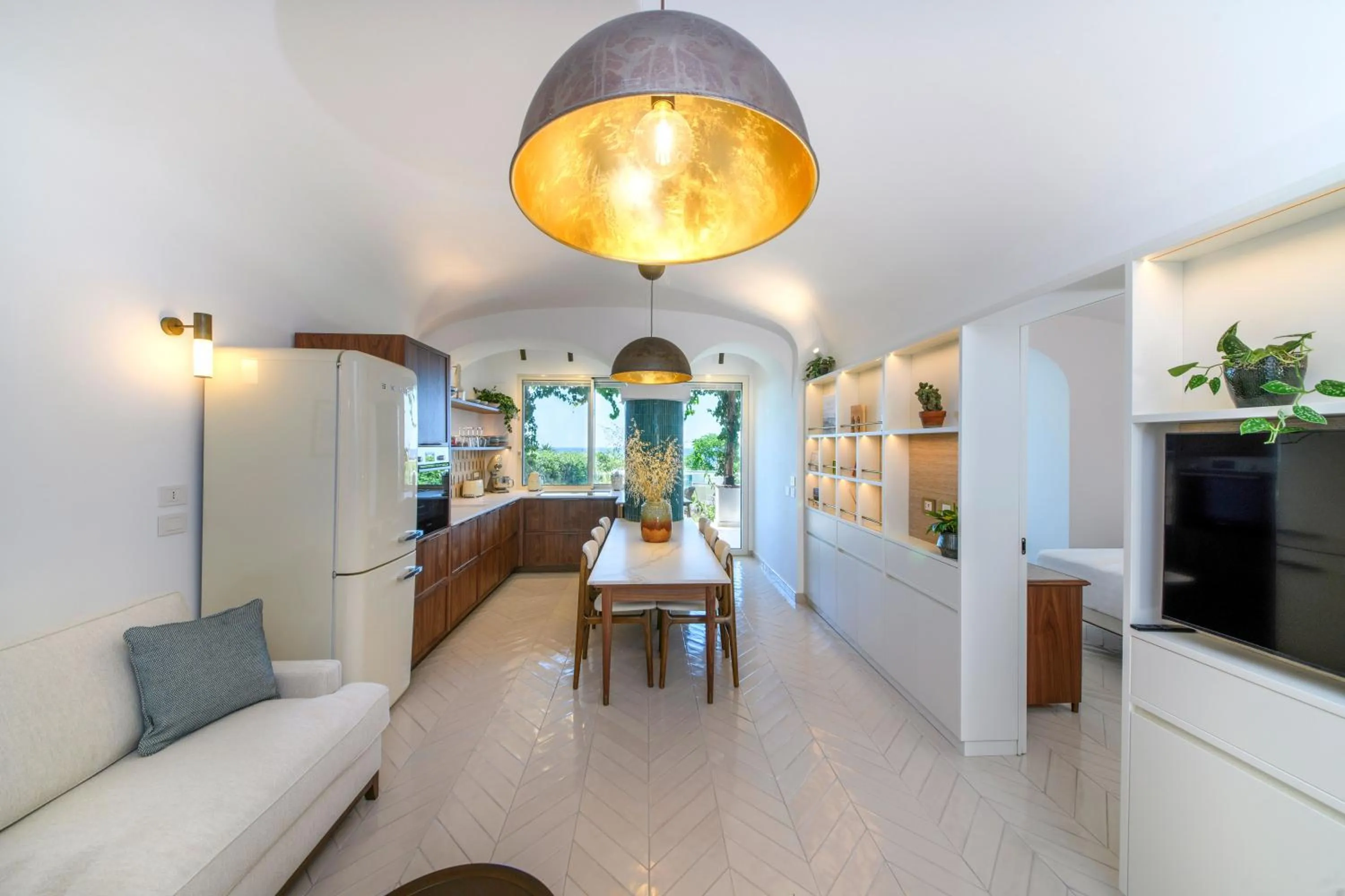 kitchen in OraBlu Villas