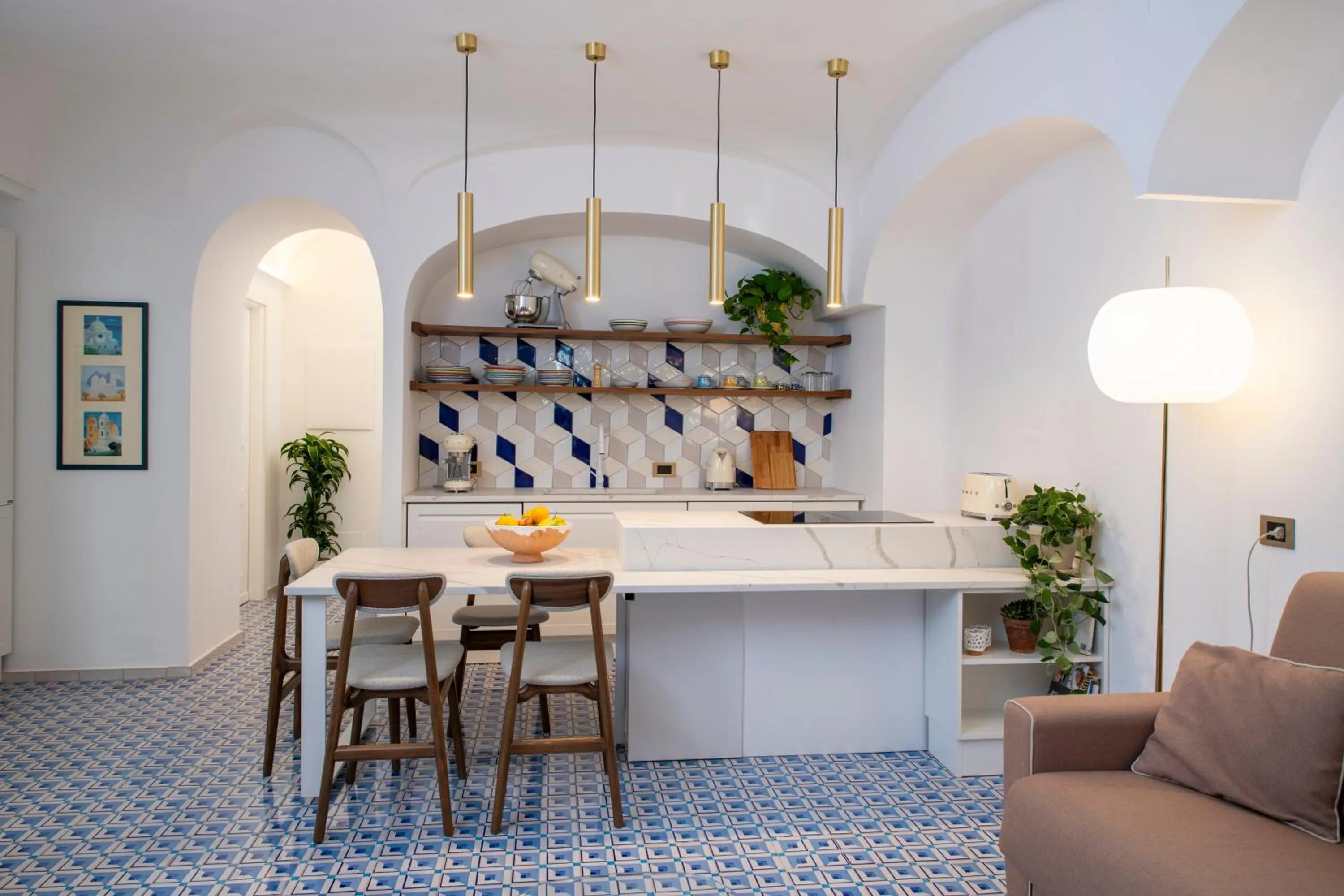 kitchen in OraBlu Villas