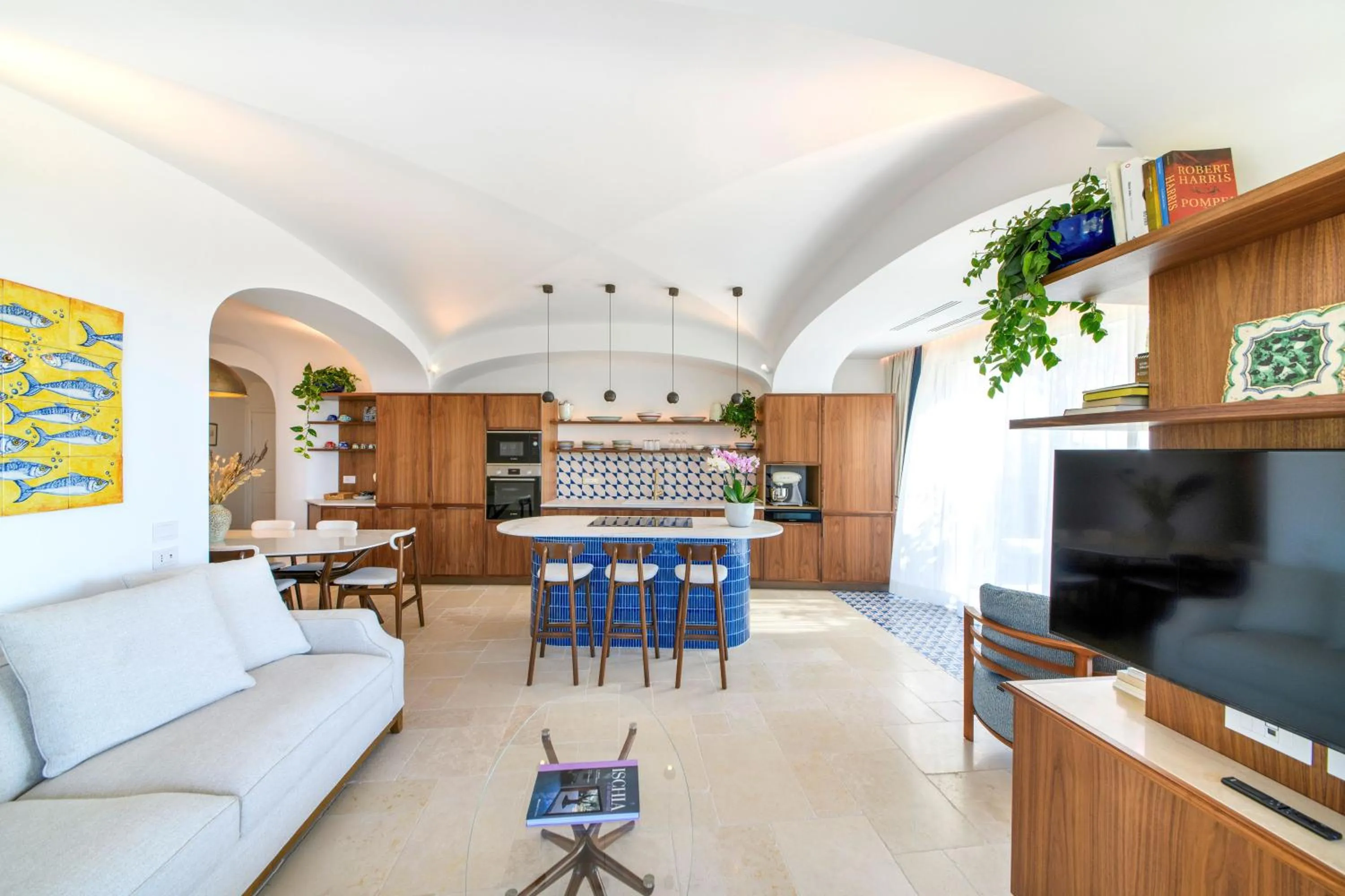 Living room in OraBlu Villas