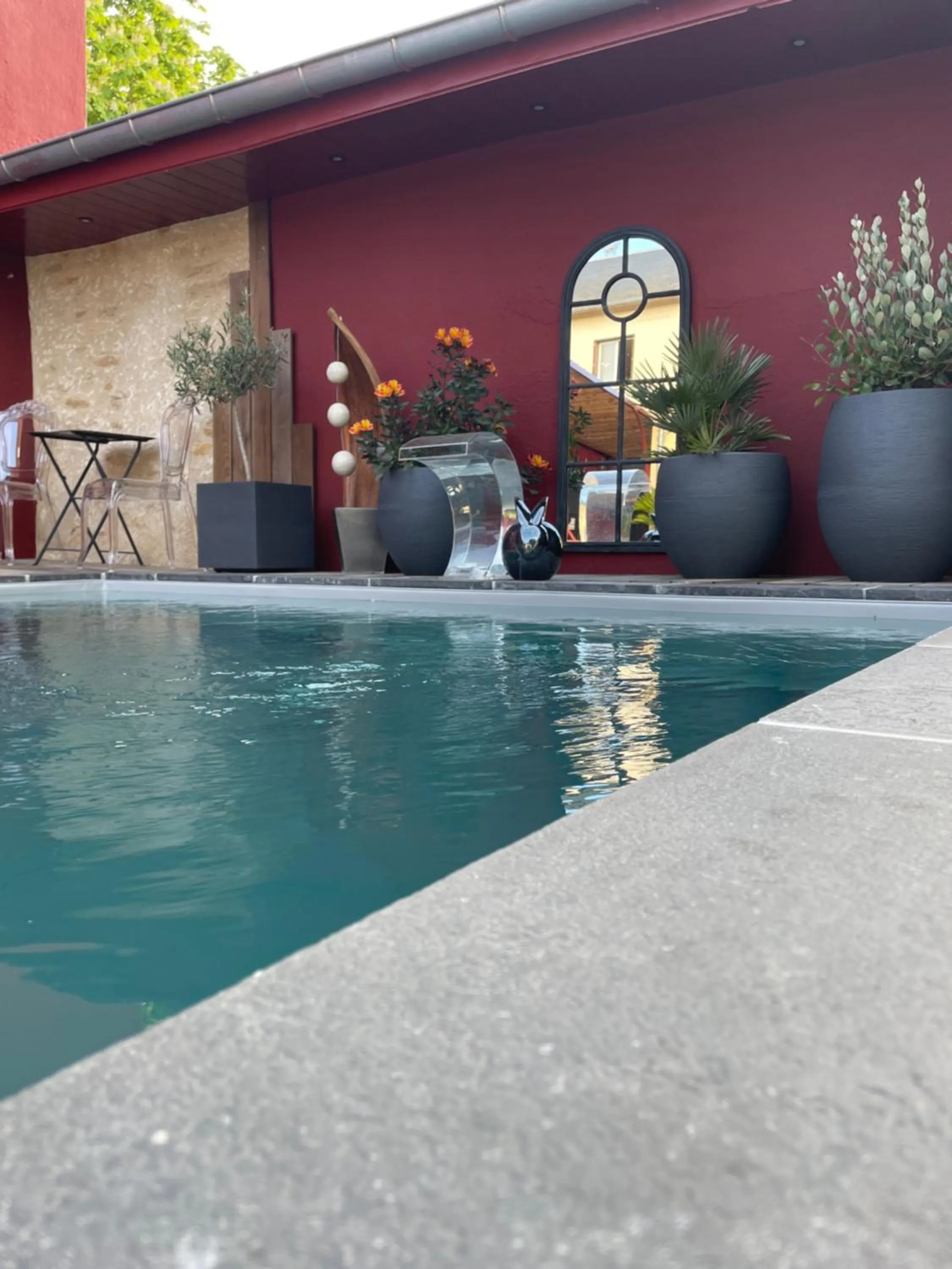 Swimming pool in Chambres d'Hôte Le Clos de L'Argolay
