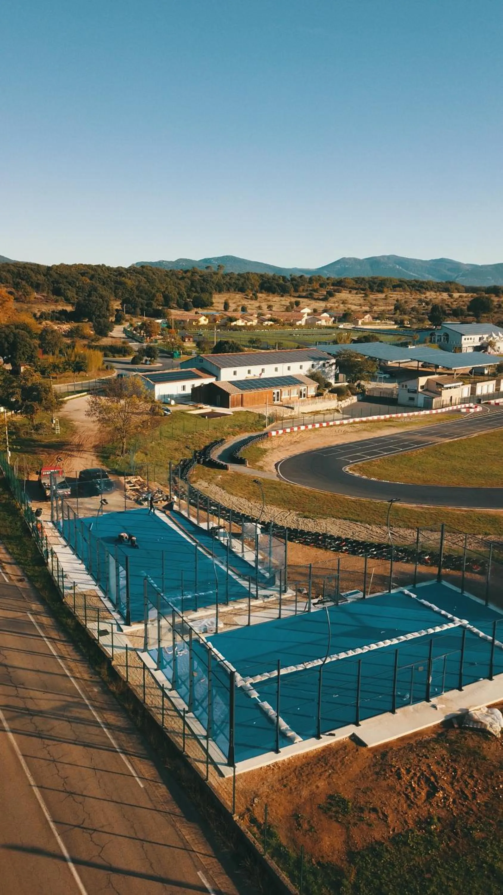 Tennis court in Park & Suites Village Gorges de l'Hérault-Cévennes