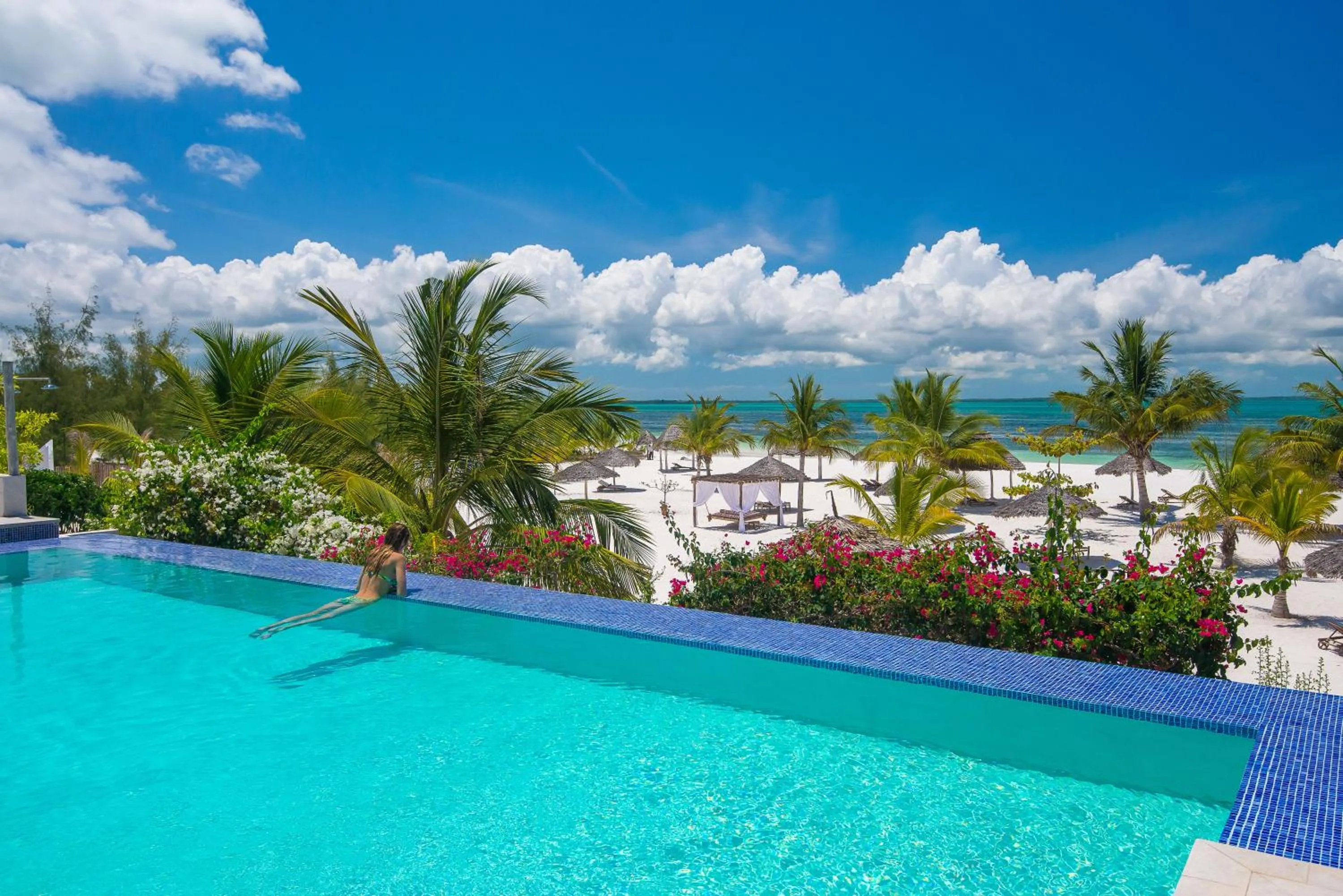 Swimming pool in Konokono Beach Resort and Isaraya Luxury Overwater Villas