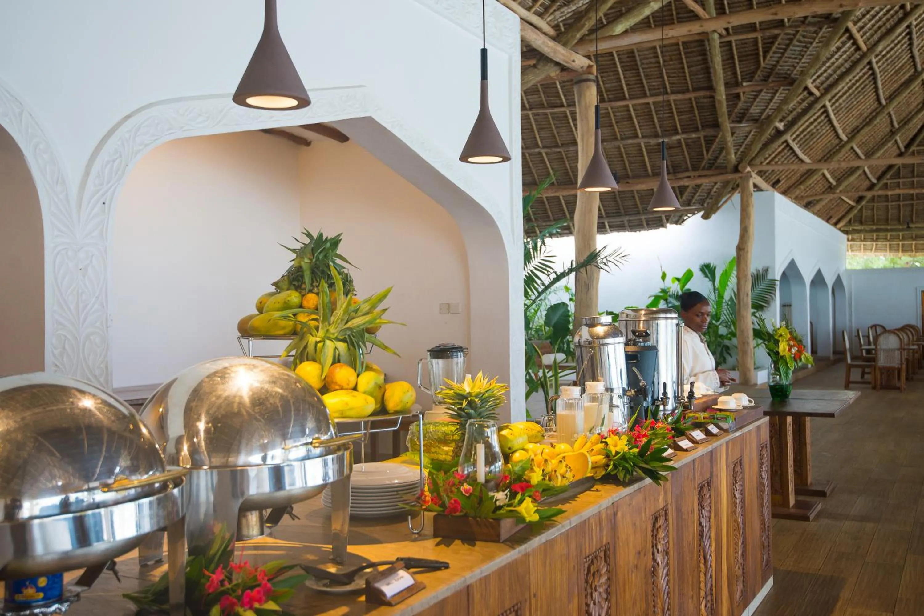 Buffet breakfast in Konokono Beach Resort and Isaraya Luxury Overwater Villas
