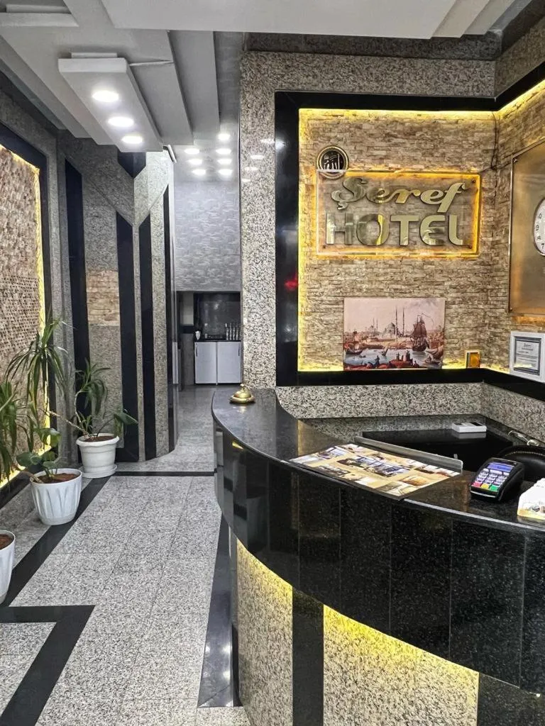 Lobby or reception in Seref Hotel