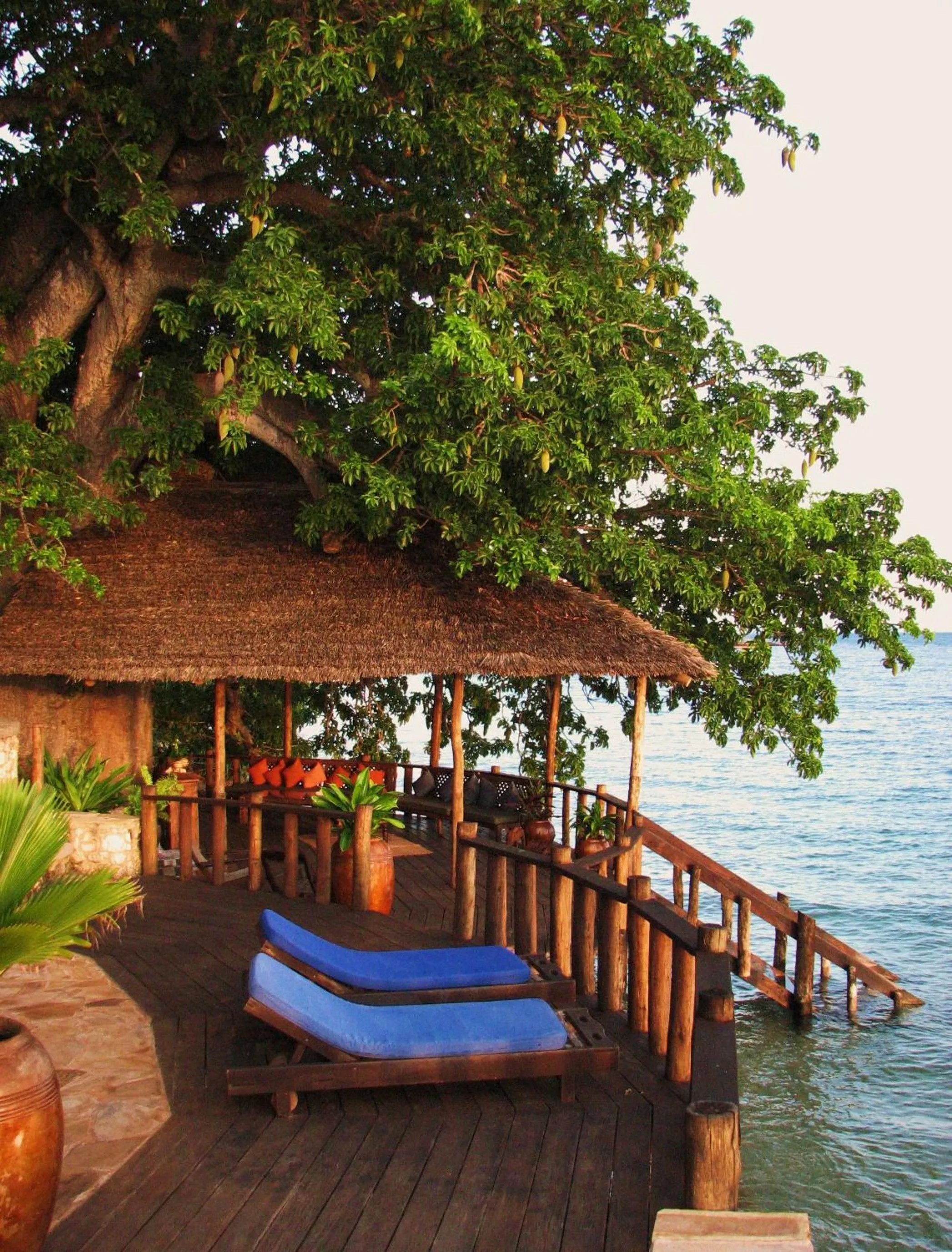 Seating area in Fumba Beach Lodge