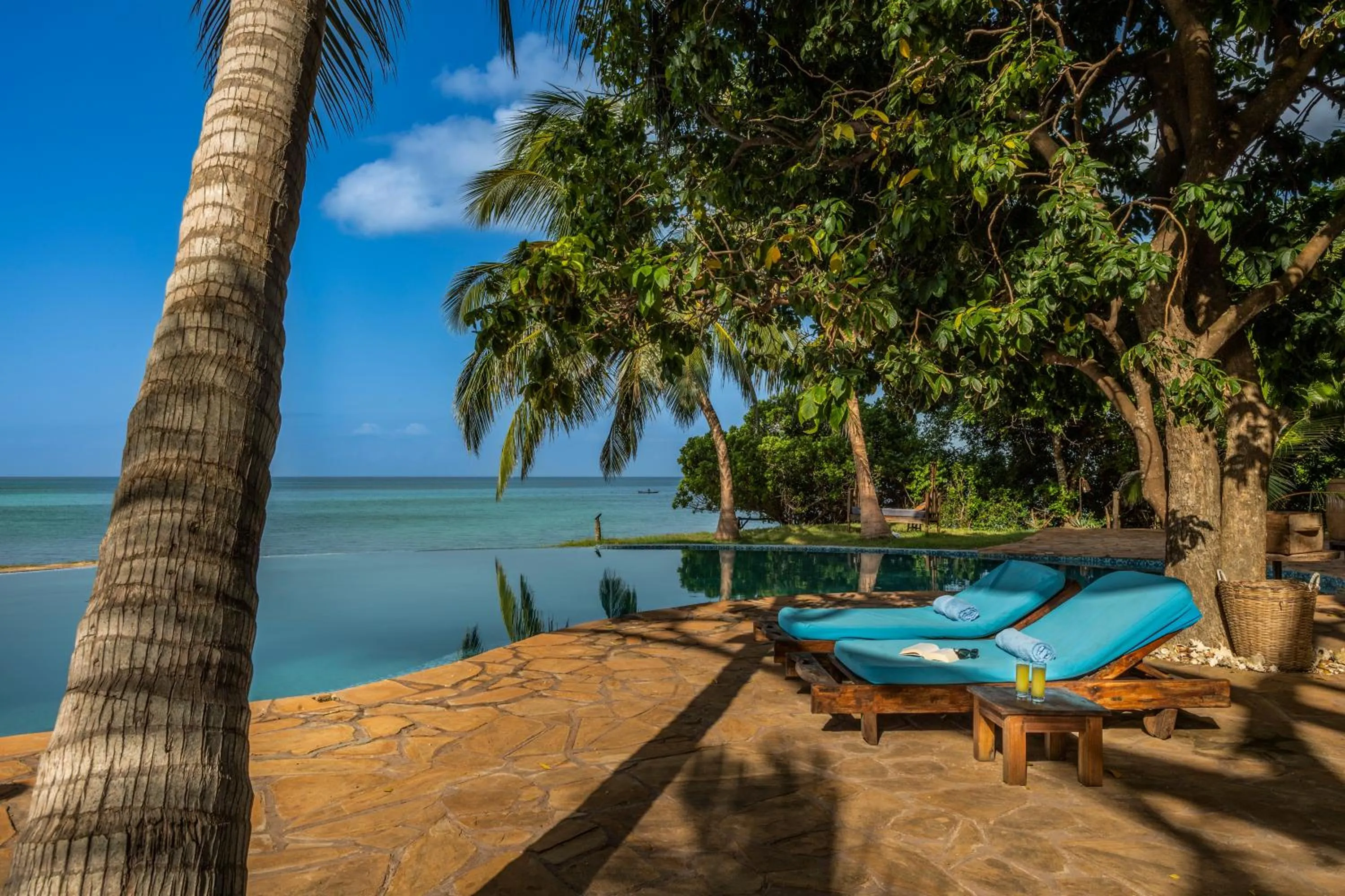 Swimming pool in Fumba Beach Lodge
