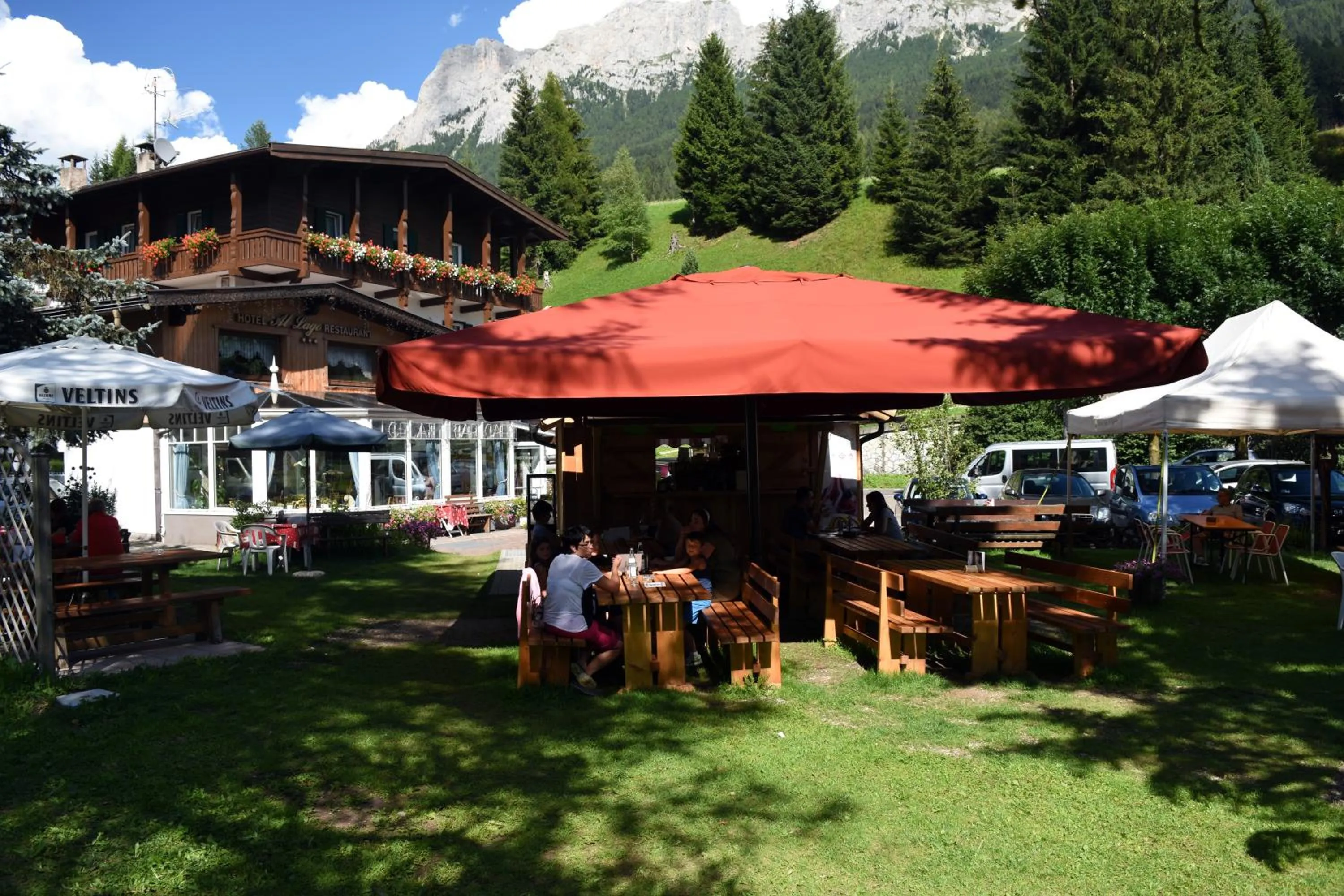 Patio in Hotel Al Lago