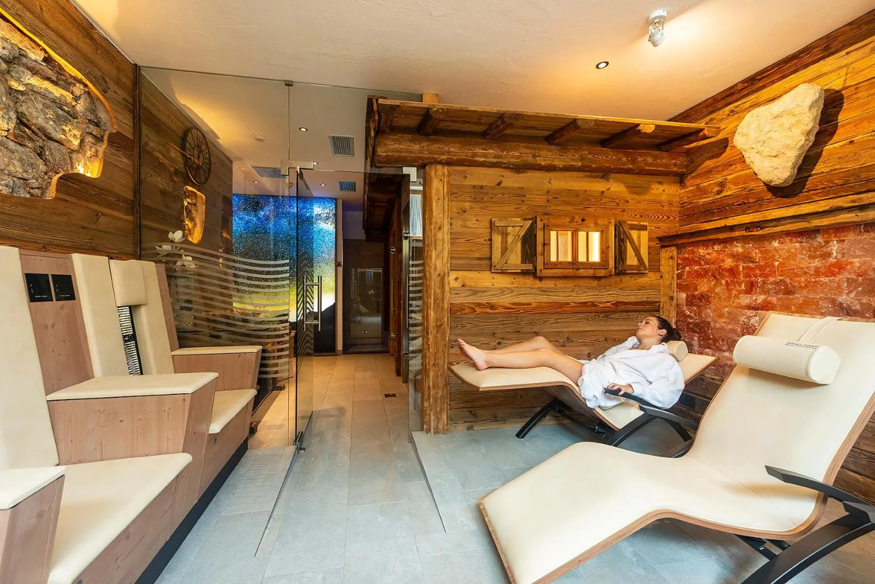 Sauna in Hotel Al Lago