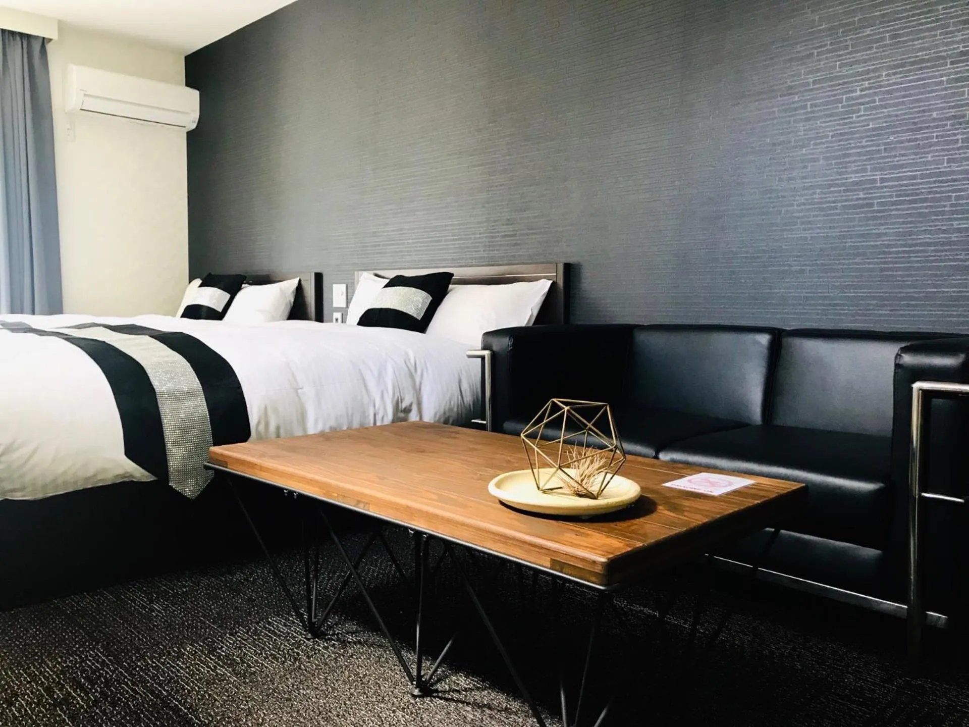 Decorative detail, Bed in FUKUOKA MOJIKO STAY