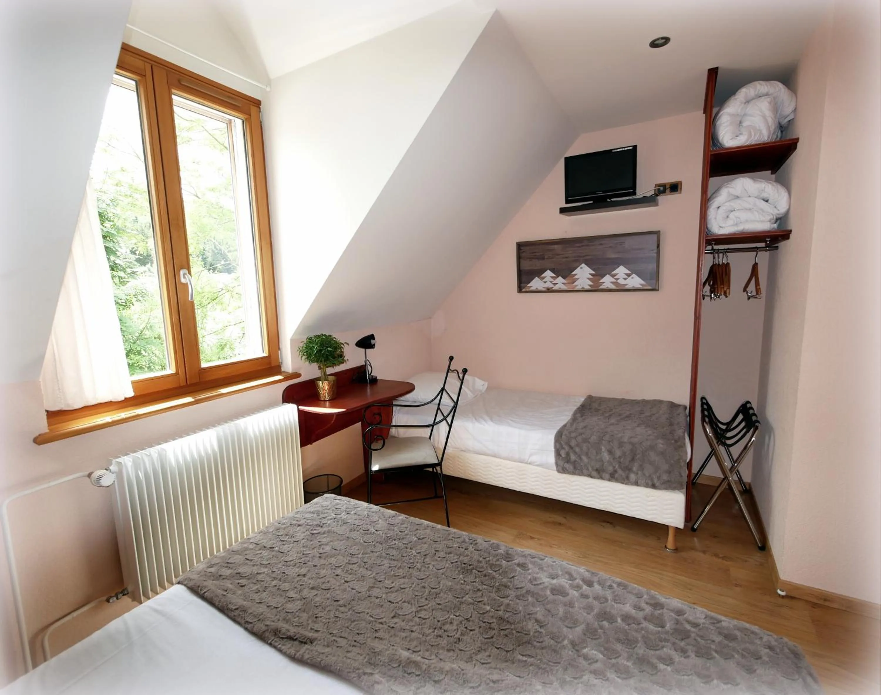 Bed in Auberge de la Rivière