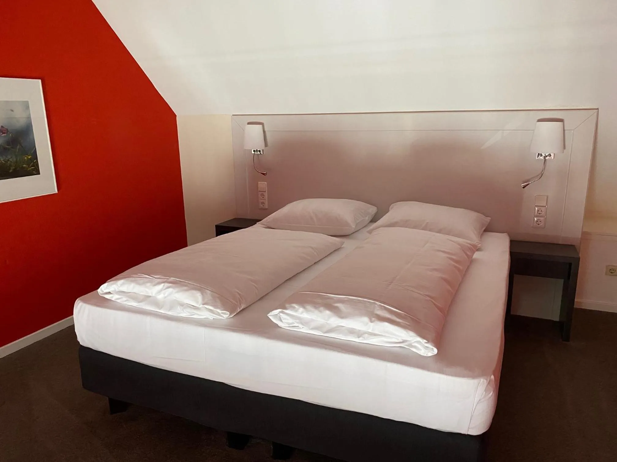 Bedroom, Bed in Das Goldene Lamm Aalen