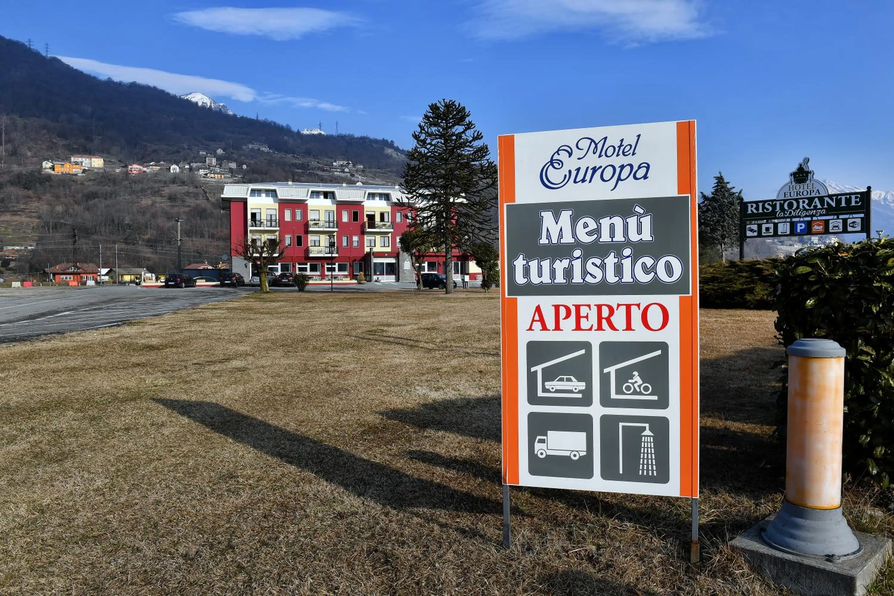 Property logo or sign in Hotel Motel Europa