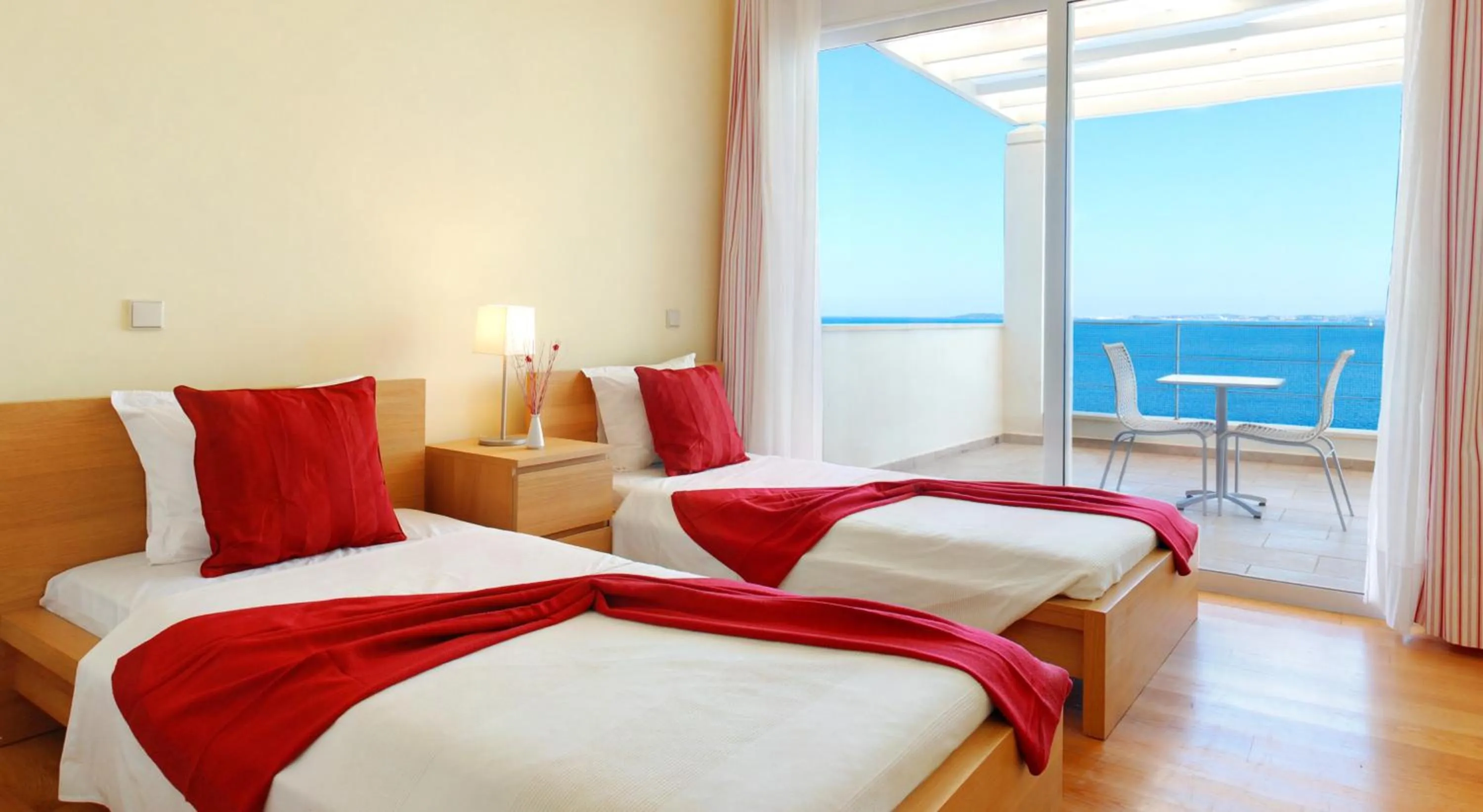 Bedroom, Bed in Corfu Luxury Villas