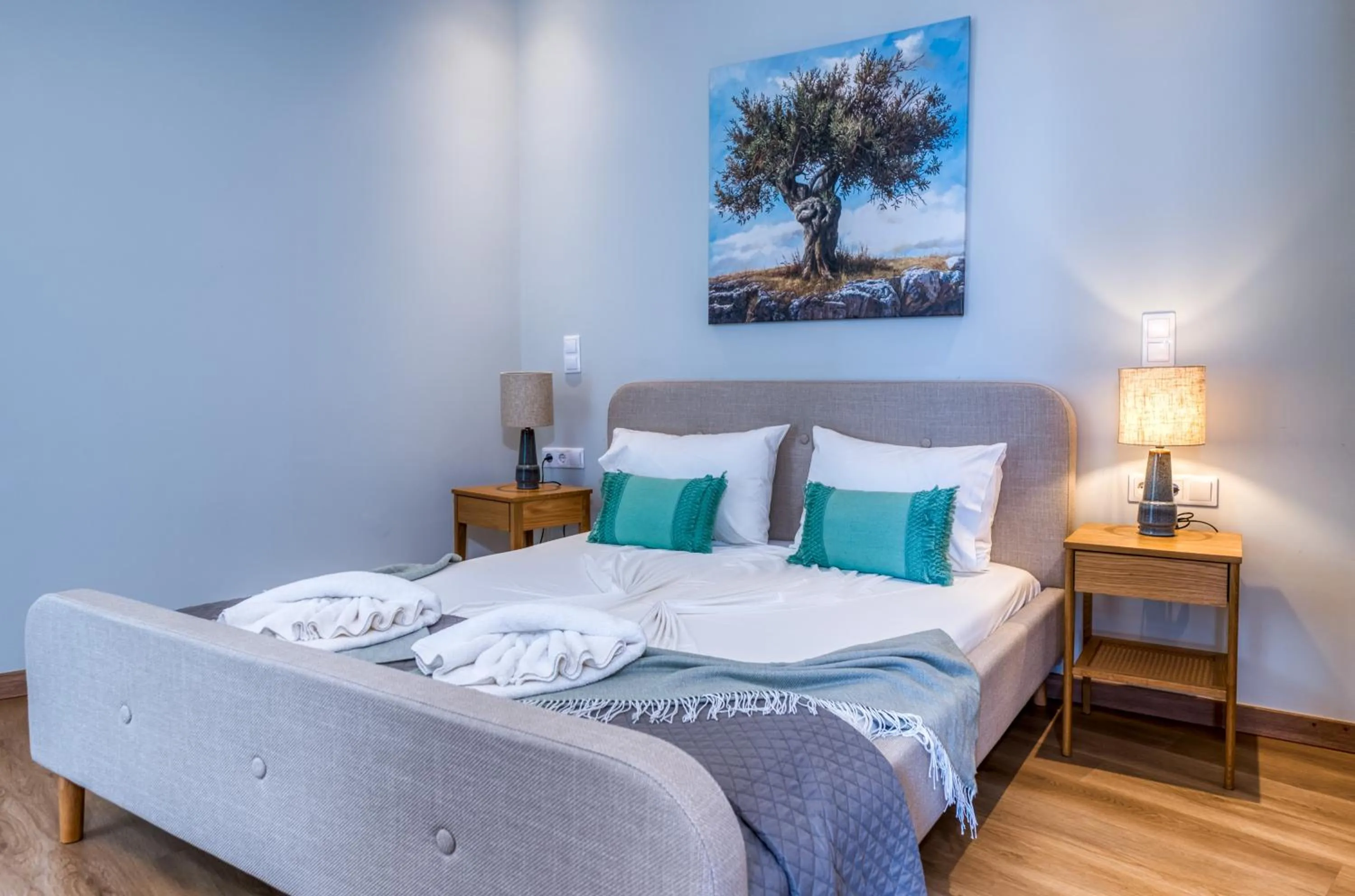 Bedroom, Bed in Corfu Luxury Villas