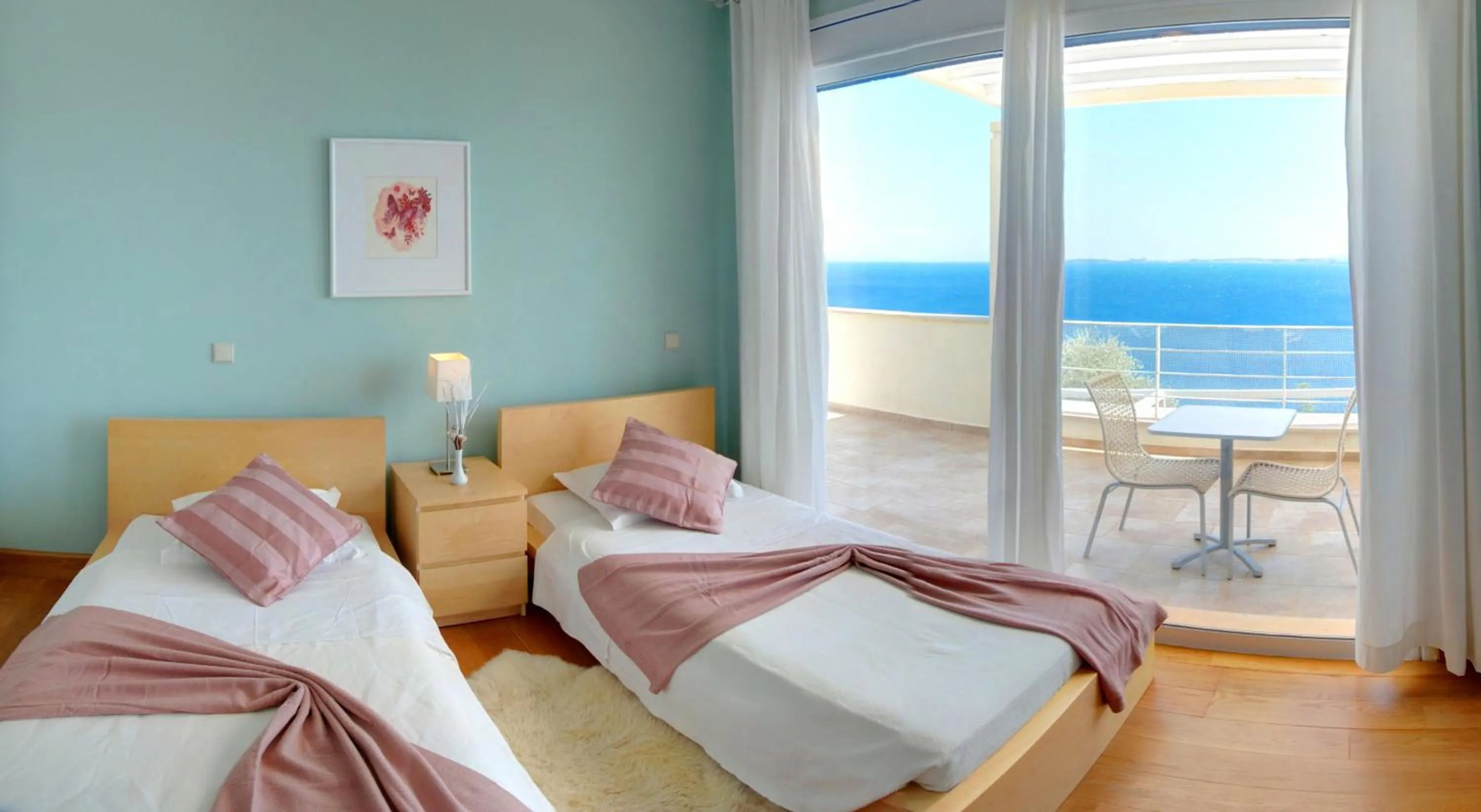 Bedroom, Bed in Corfu Luxury Villas