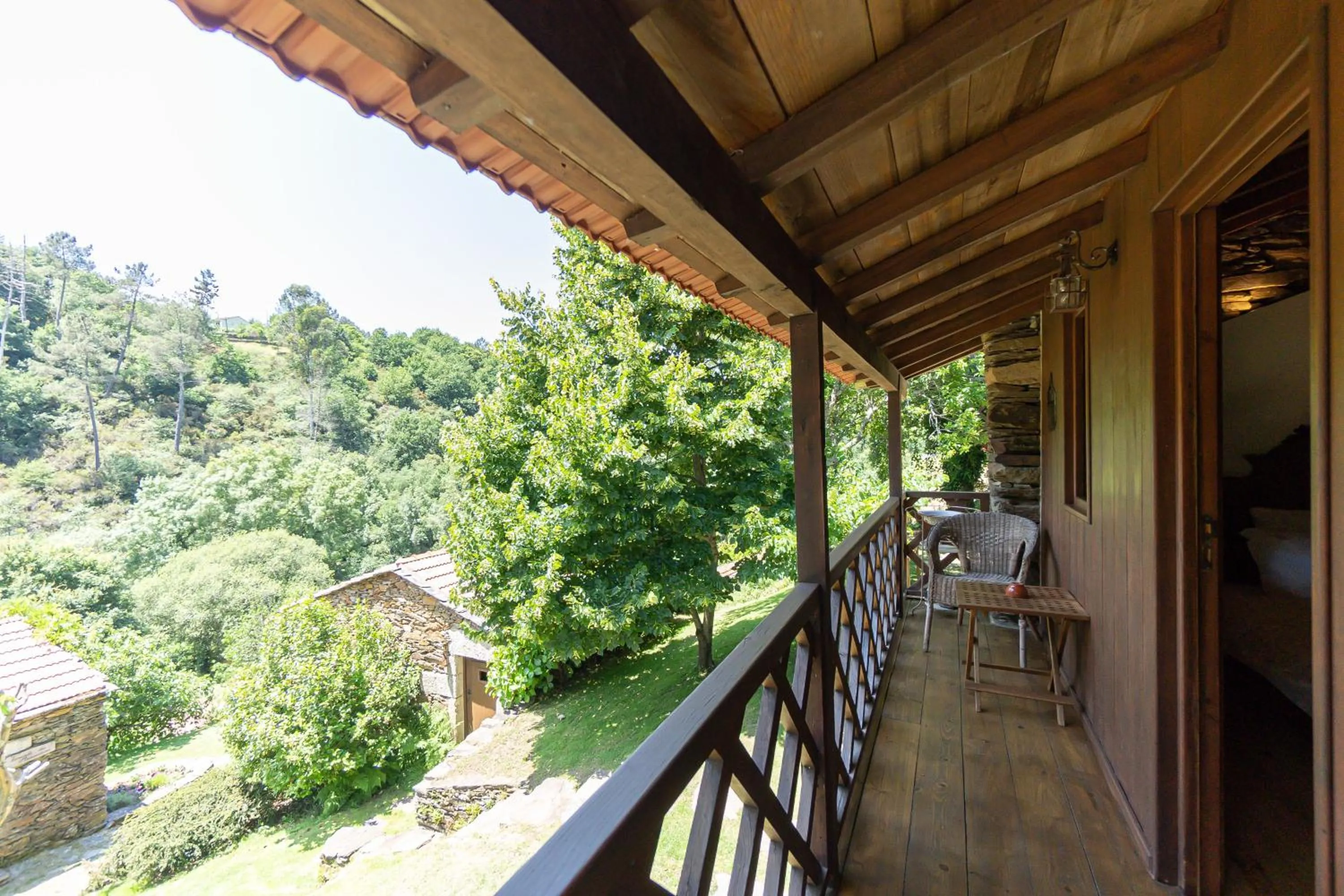 Balcony/Terrace in Quinta da Rabaçosa - Turismo Rural