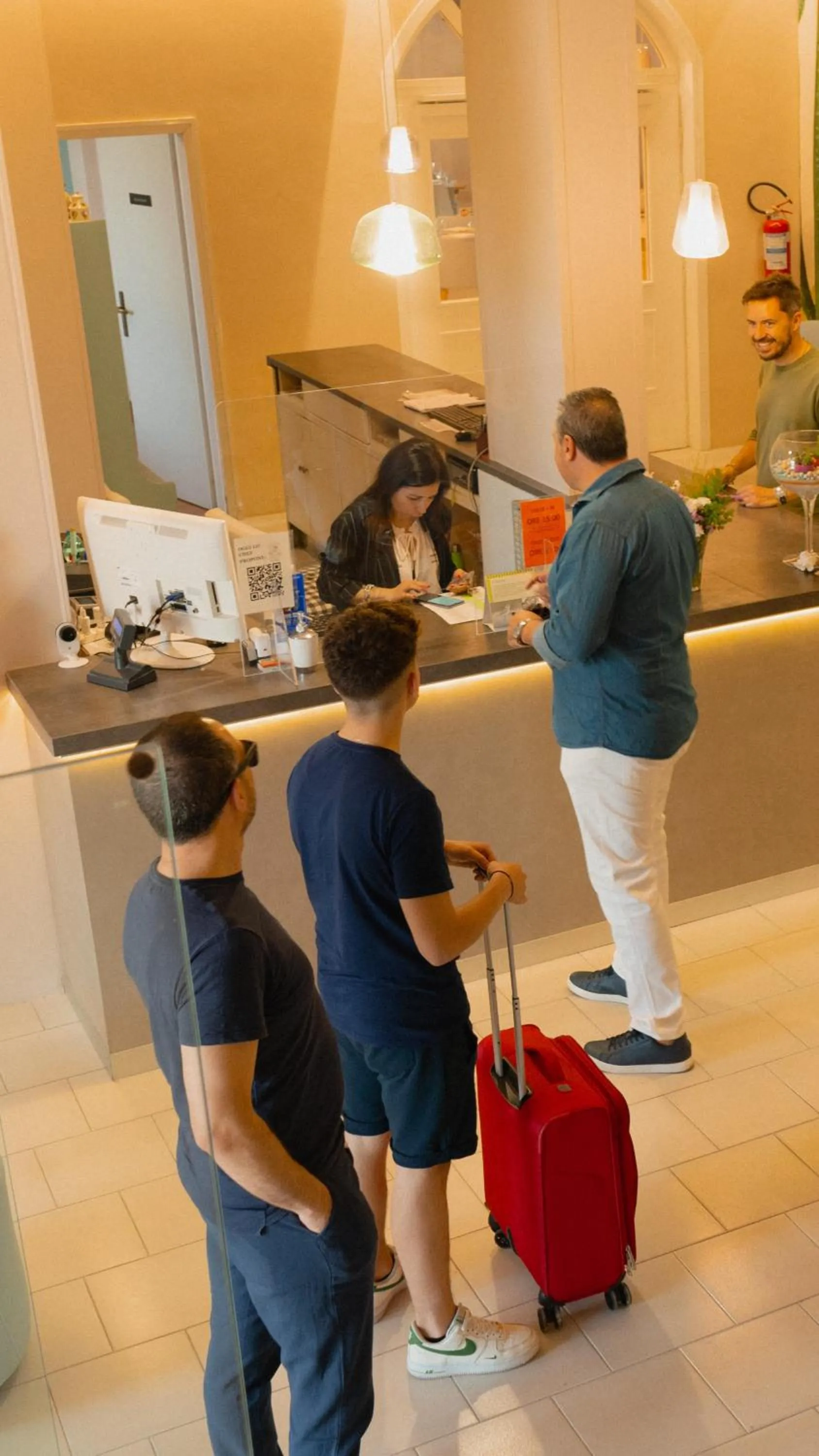 Lobby or reception in Hotel dei Bizantini & Villaggio Campo dei Messapi