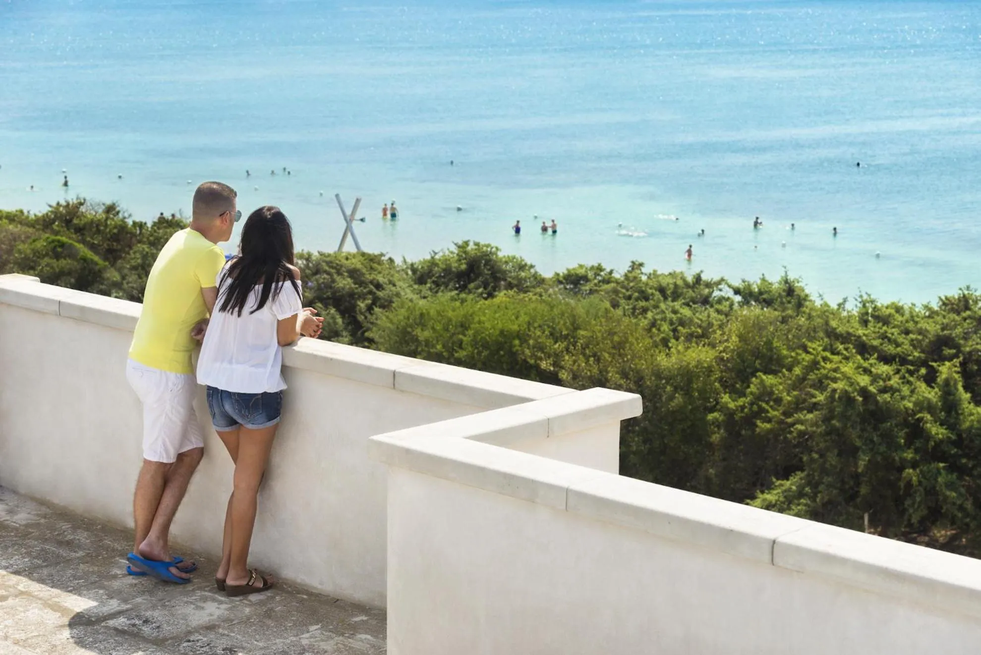 Sea view in Hotel dei Bizantini & Villaggio Campo dei Messapi