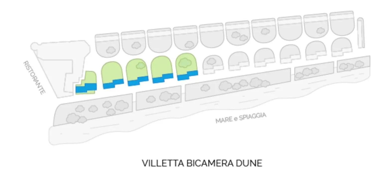 Floor plan in Hotel dei Bizantini & Villaggio Campo dei Messapi