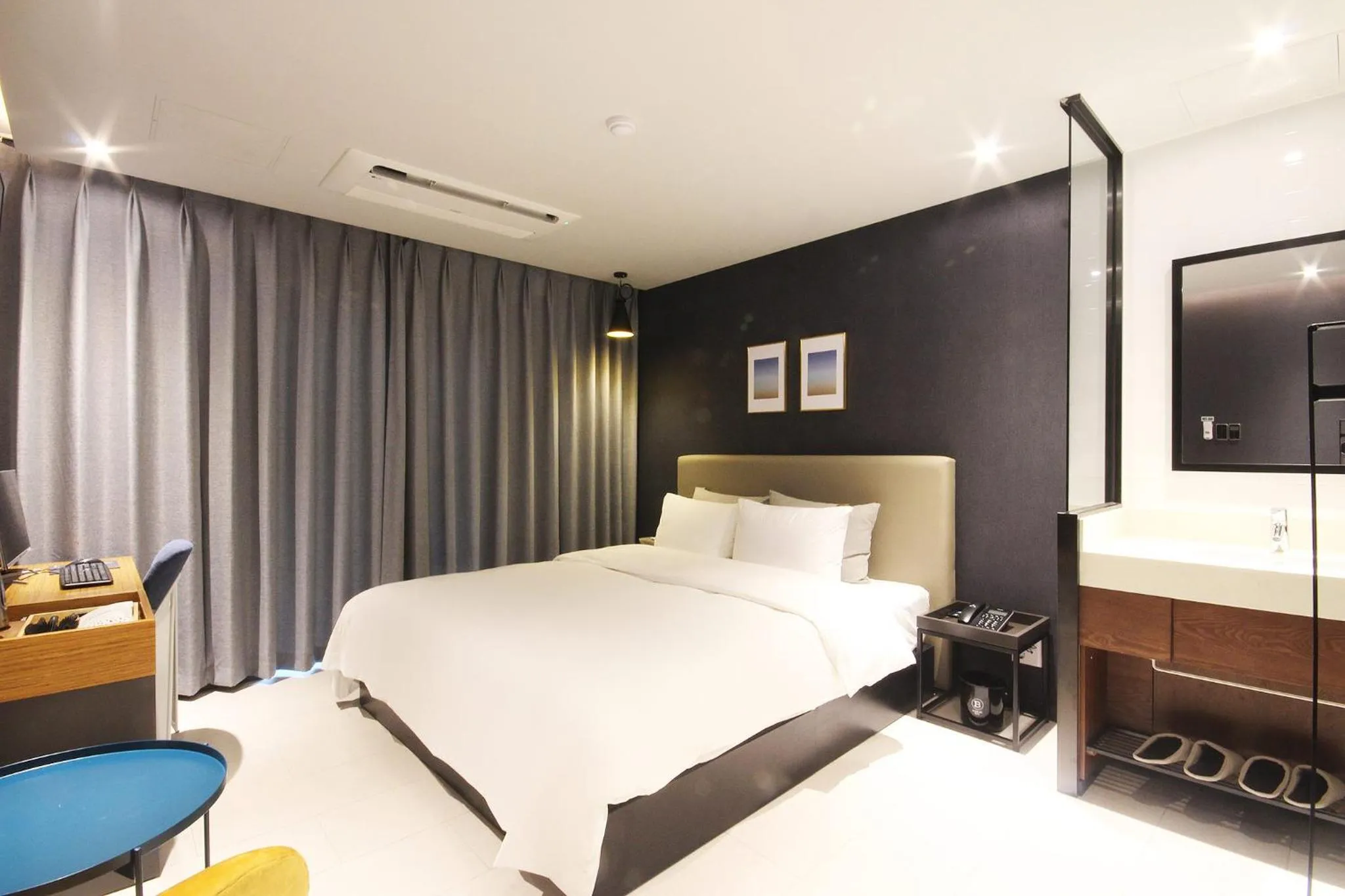 Bed in Brown Dot Hotel Seomyeon