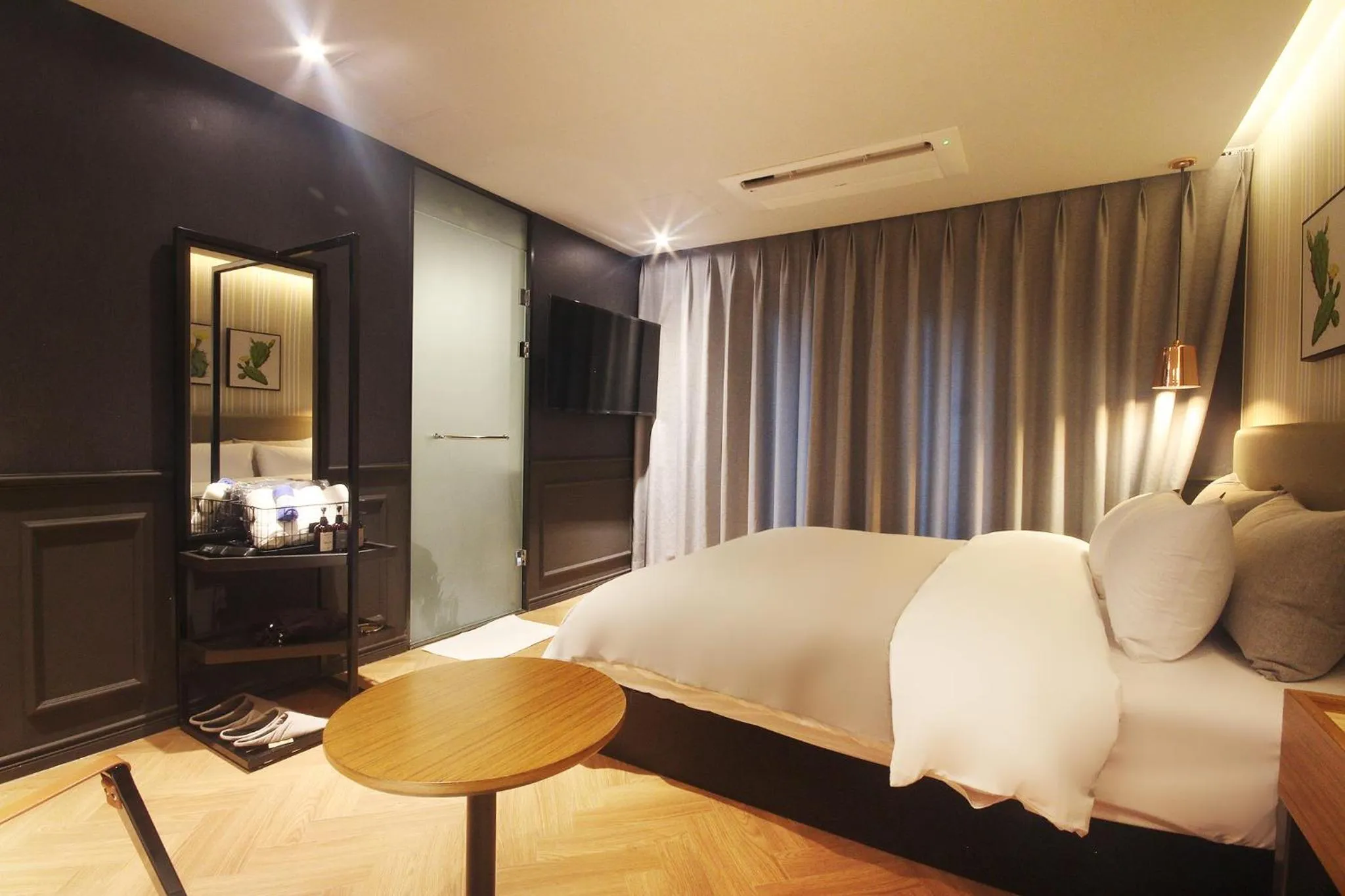 Bed in Brown Dot Hotel Seomyeon