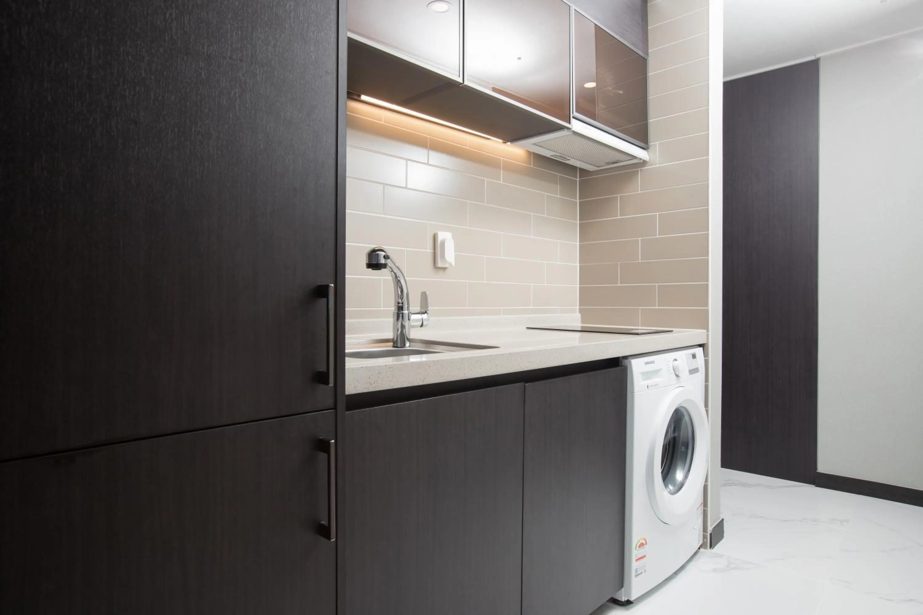 Kitchen or kitchenette in Utop Marina Hotel & Resort