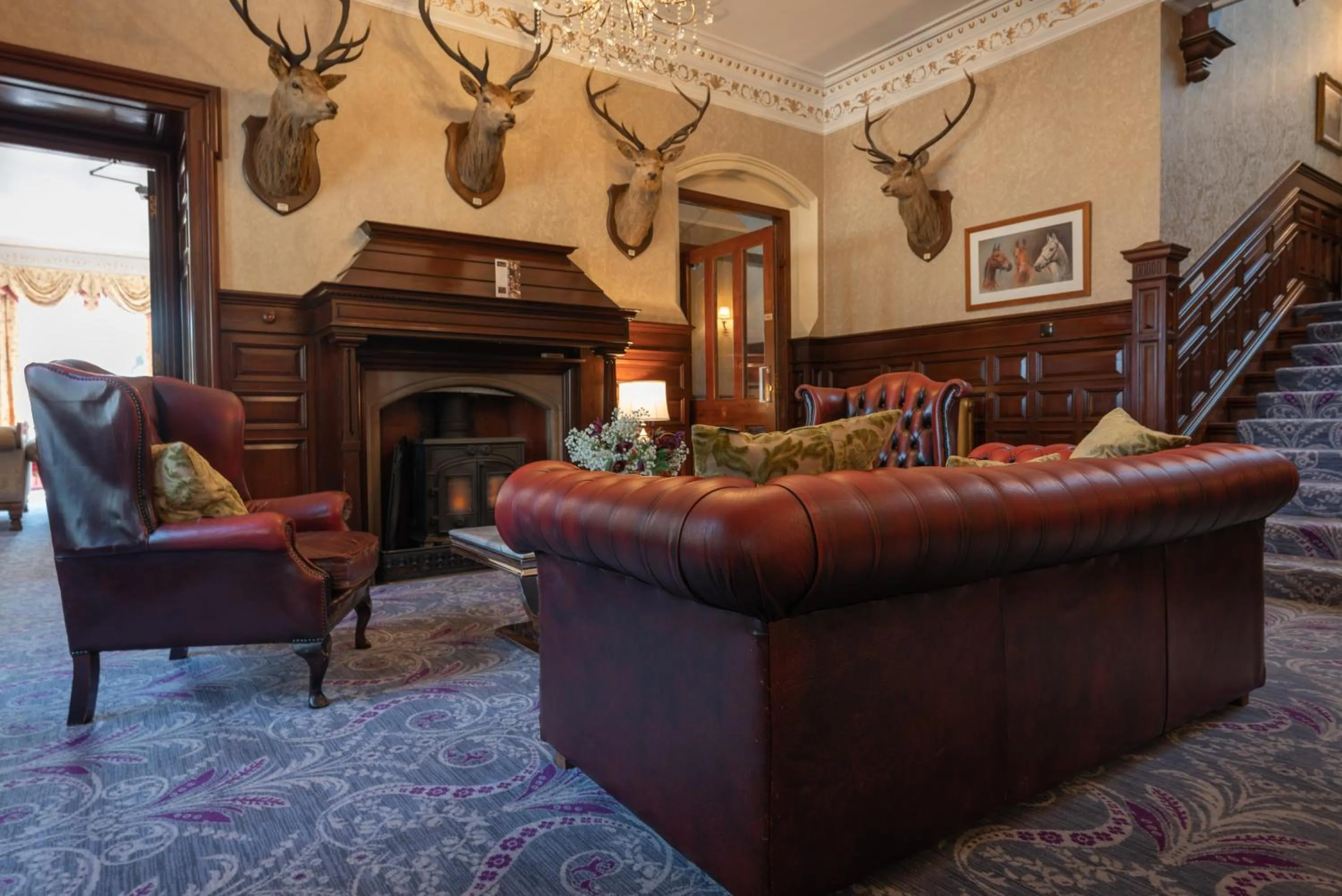 Seating area in Ledgowan Lodge Hotel