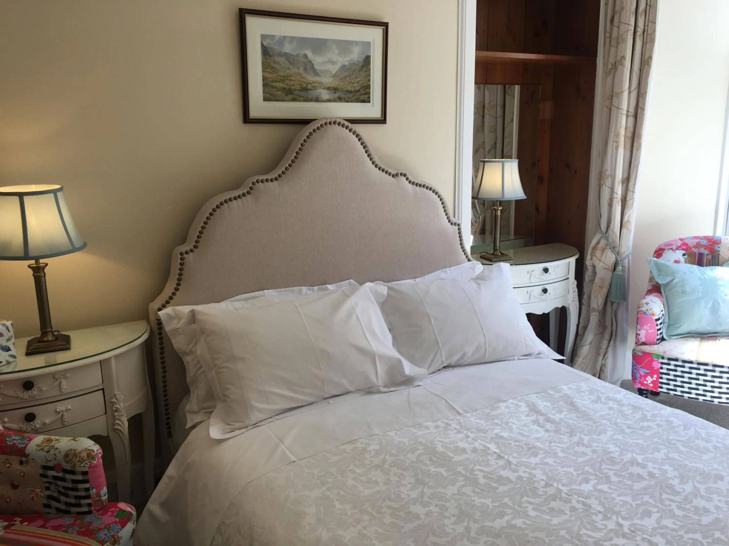 Bed in Ledgowan Lodge Hotel