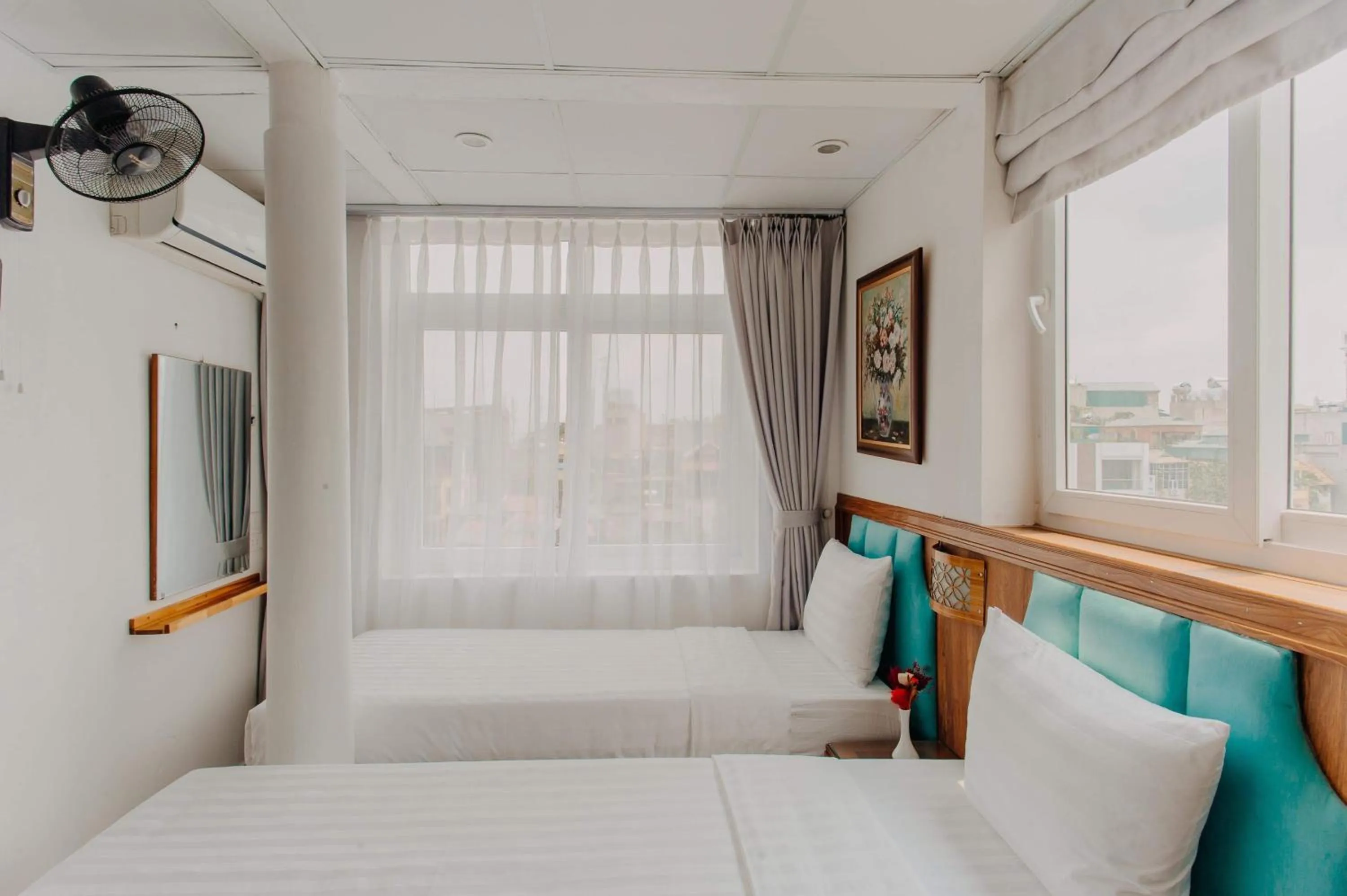 Bed in Hanoi Asia Hotel